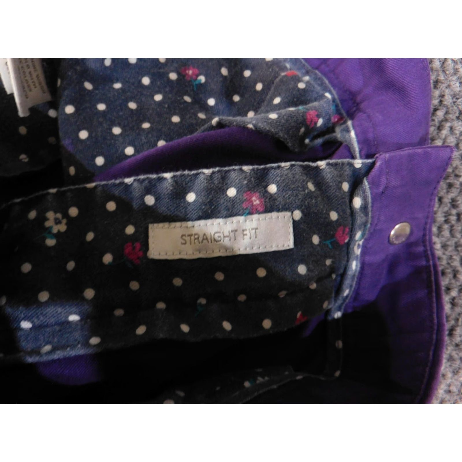 Bonobos Bonobos Chino Pants Mens 31x34 Purple Straight Fit Casual Cotton Pants Size US 31 - 5 Thumbnail