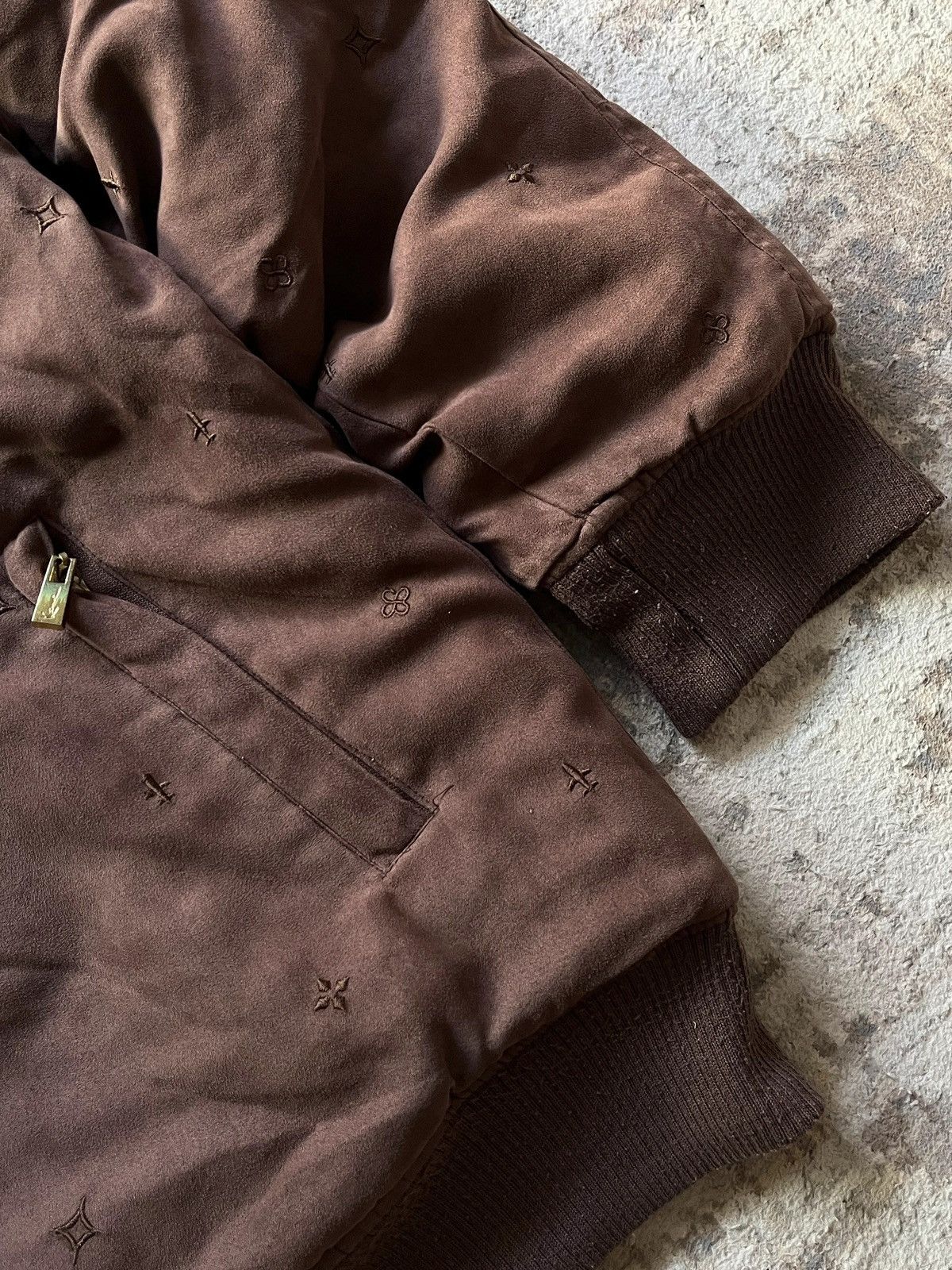 Karl Kani Karl Kani Vintage Hip-Hop Puffer Jacket Velour Monograms Size US XL / EU 56 / 4 - 11 Thumbnail