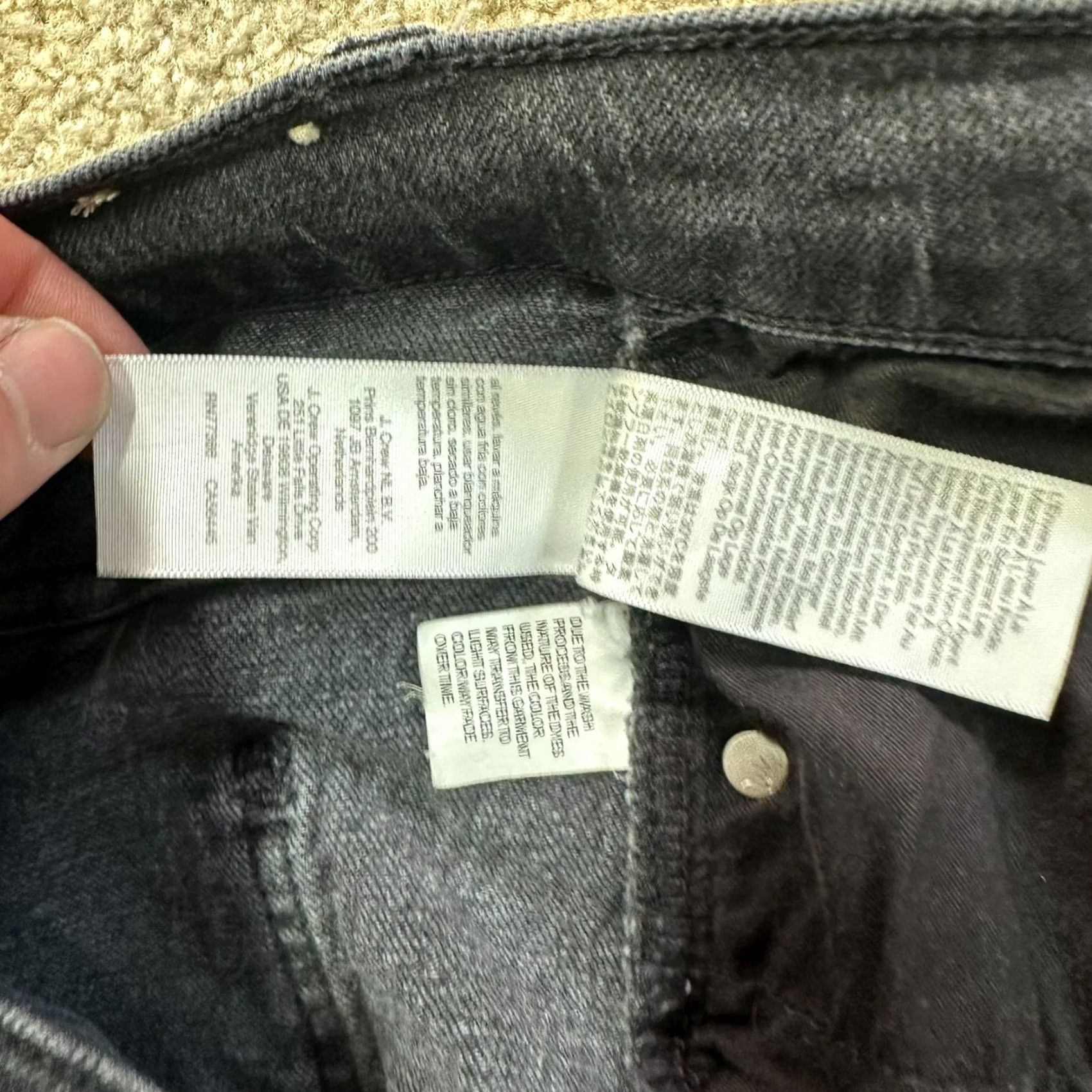 Madewell Madewell Jeans Womens 33T Black Wide-Leg Denim 5-Pocket High Rise Inseam 29 Inseam 29" Regular 36W 29L N/A Size 24" / US 00 / IT 34 - 7 Thumbnail