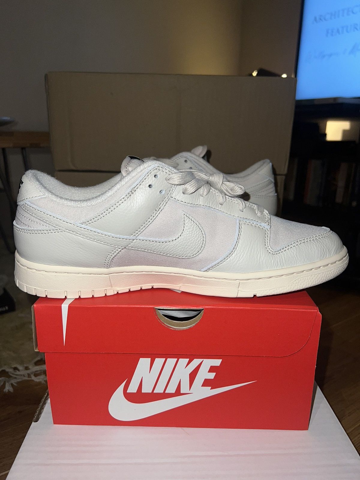 Nike Nike Dunk Low Reto Premium Light Orewood Brown Guava Ice Size US 10.5 / EU 43-44 - 5 Thumbnail