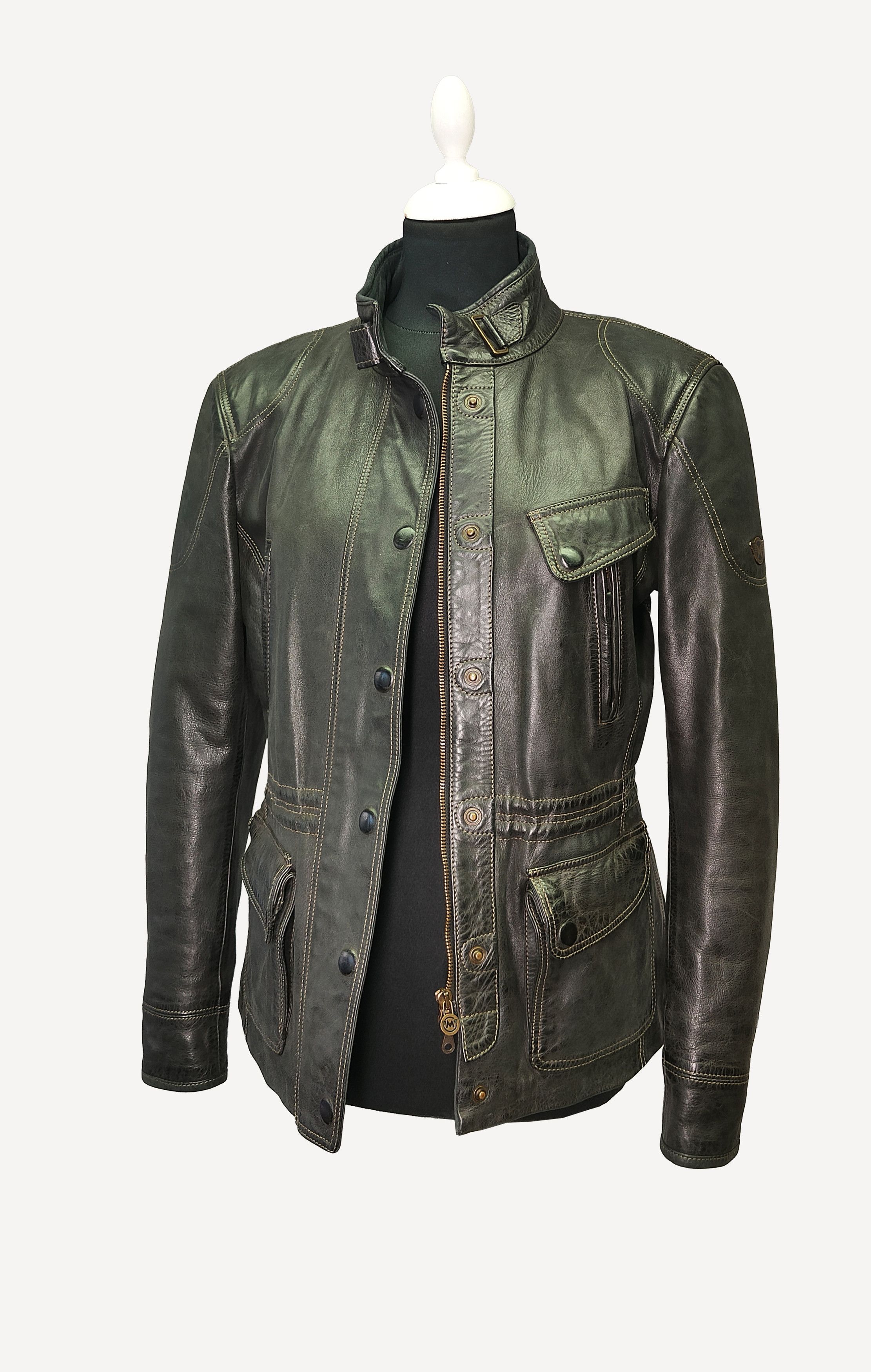 Matchless MATCHLESS _ ITALY _ NOTTING HILL _ LEATHER BIKER JACKET Size M / US 6-8 / IT 42-44 - 3 Thumbnail