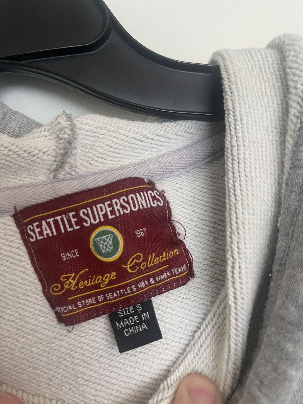 NBA × Vintage Vintage Heritage Collection Seattle SuperSonics Hoodie Size US S / EU 44-46 / 1 - 4 Thumbnail