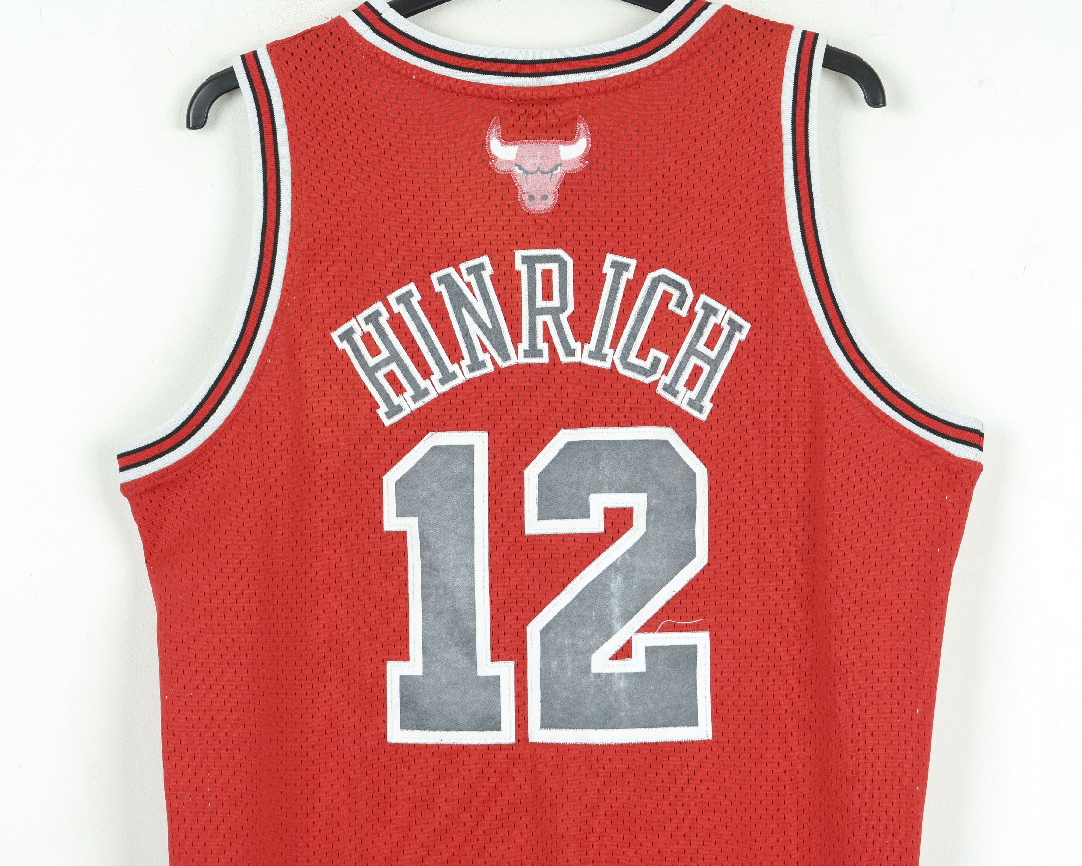 NBA Chicago Bulls Mens L +2 Away Jersey Shirt Kit #12 Hinrich Size US L / EU 52-54 / 3 - 6 Thumbnail