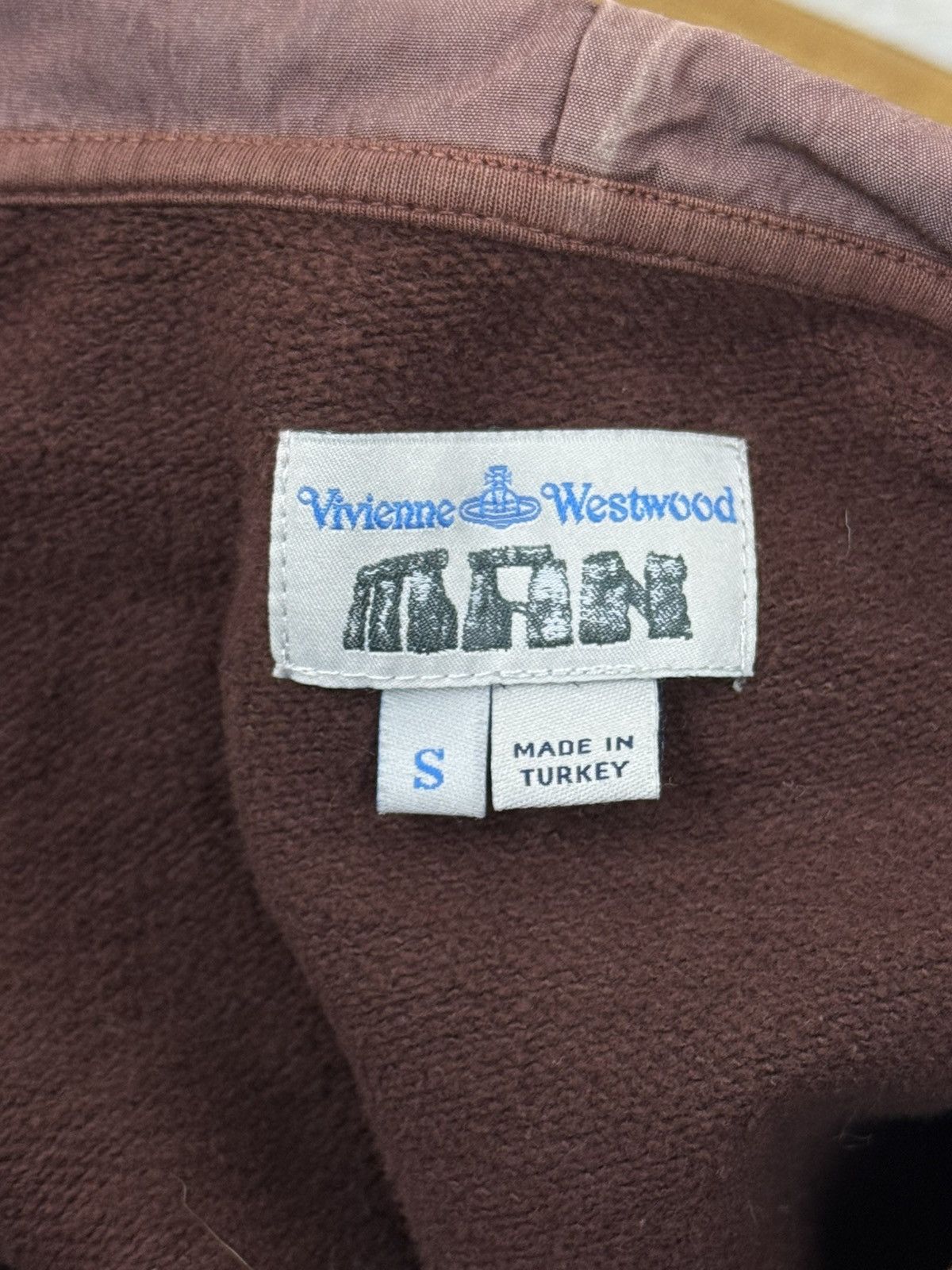 Vivienne Westwood Vivienne Westwood Eyes Pre-Loved Zip Hoodie Burgundy S Size US S / EU 44-46 / 1 - 10 Thumbnail