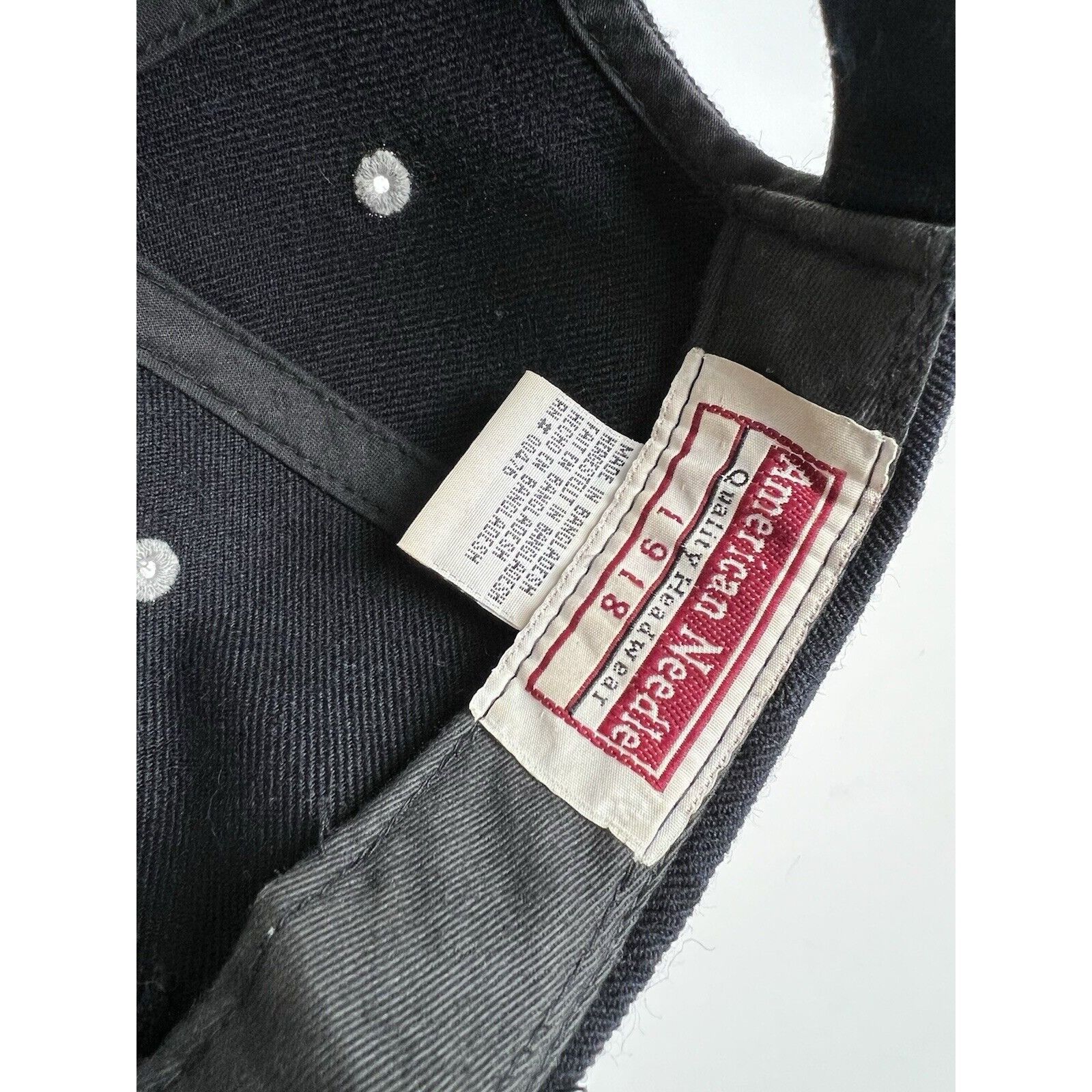 American Needle Vintage Oakland Raiders Strapback Hat American Needle Hook Size ONE SIZE - 9 Thumbnail