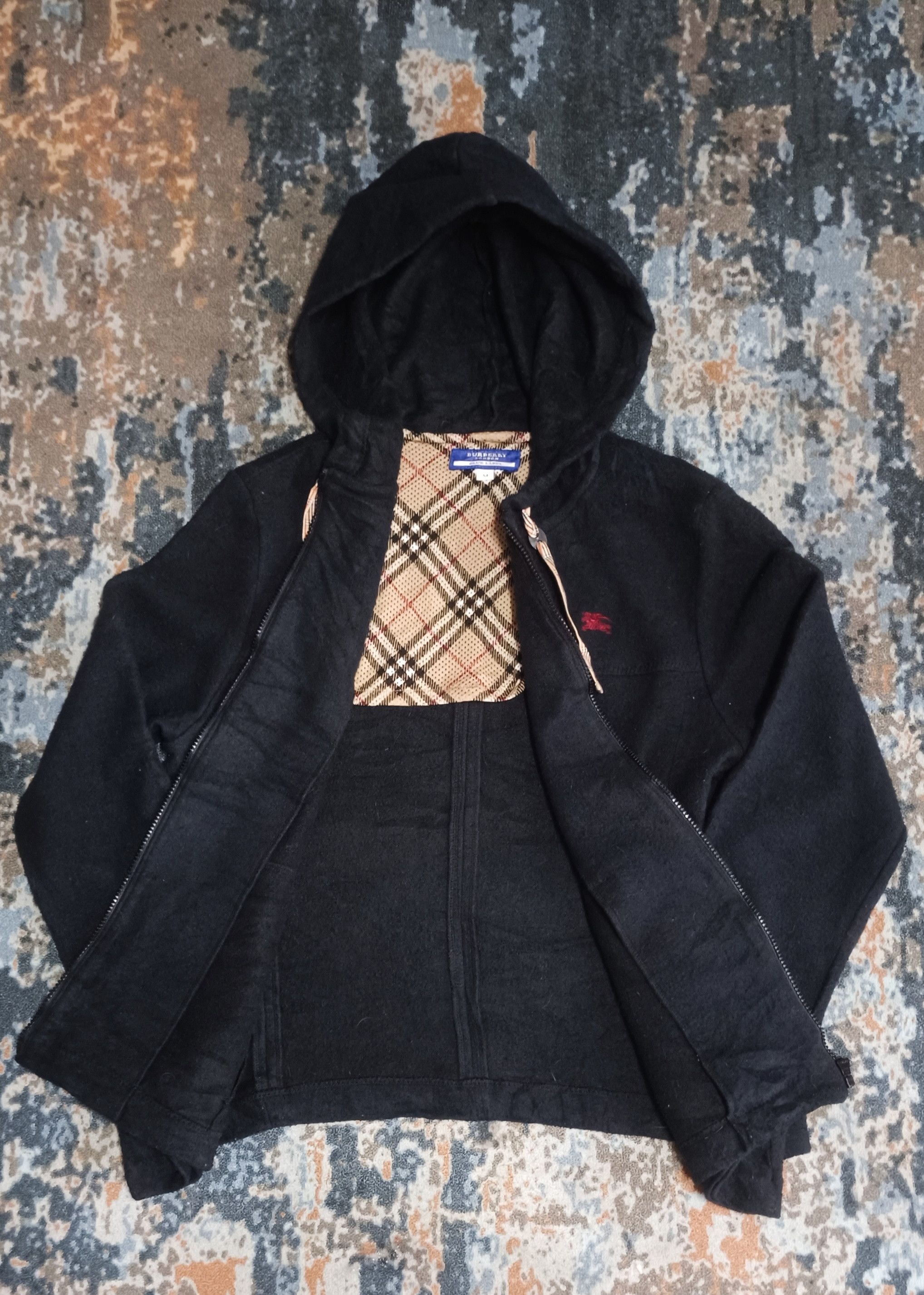 Burberry Burbbery Nova Check Fleece Hoodie Jacket Size S / US 4 / IT 40 - 1 Thumbnail