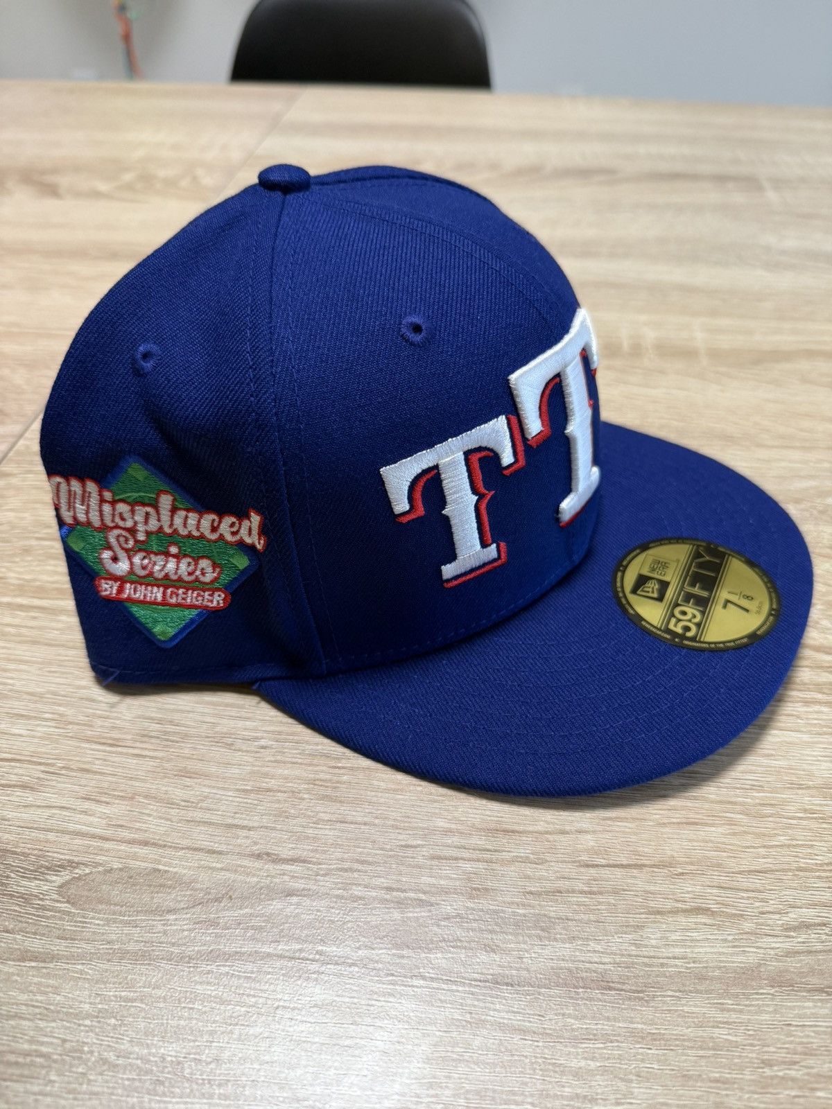 John Geiger John Geiger Misplaced Series Texas Rangers 7 1/8 Size ONE SIZE - 2 Thumbnail