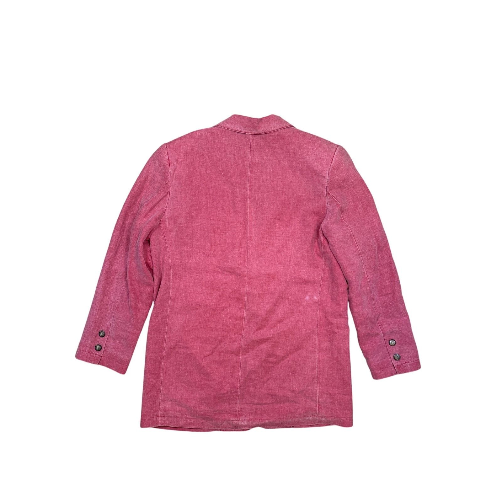 Eddie Bauer Vintage 90s Eddie Bauer salmon 100% linen women’s blazer M Size XL / US 12-14 / IT 48-50 - 6 Thumbnail