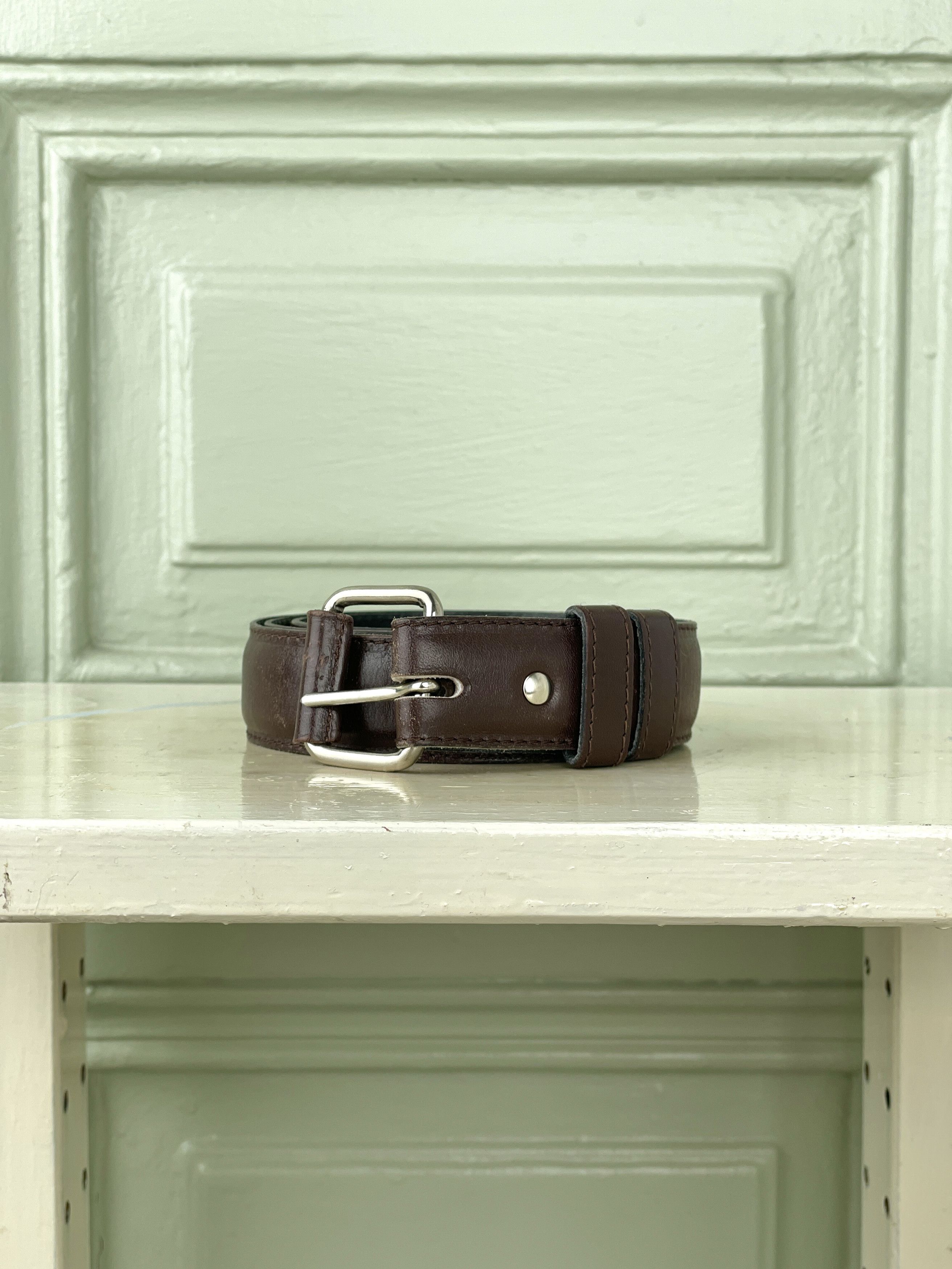 Helmut Lang Helmut Lang AW98 Chain Leather Belt | Grailed