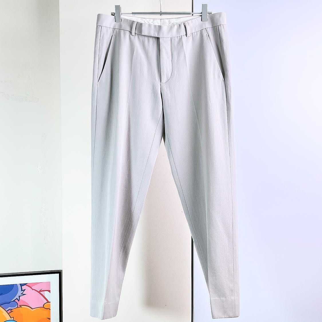 Dior Dior Gray Wool Casual Pants US 30 / EU 46 Size US 30 / EU 46 - 1 Thumbnail