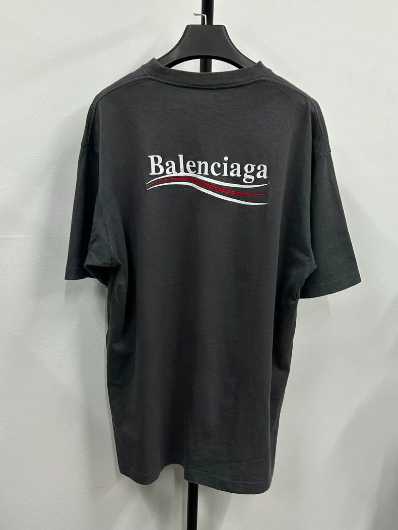 Balenciaga Balenciaga SS22 Solid Letter Embroidered Crew Neck Short Sl Size US XS / EU 42 / 0 - 2 Thumbnail