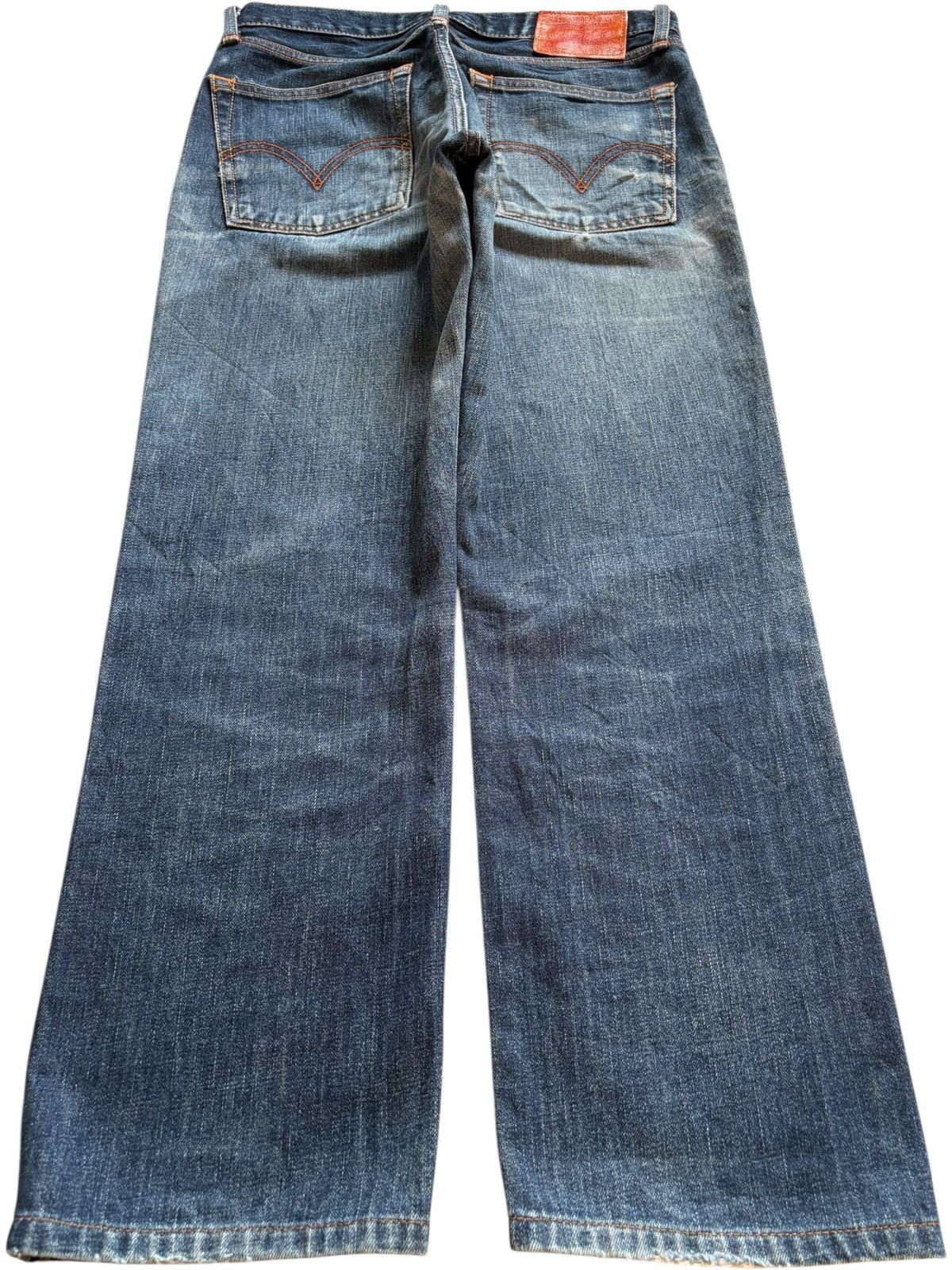 LVC × Levi's × Levi's Vintage Clothing Vintage 90s Levis 502 Faded Mud Wash Distress Rip Loose Jean Size US 30 / EU 46 - 2 Thumbnail