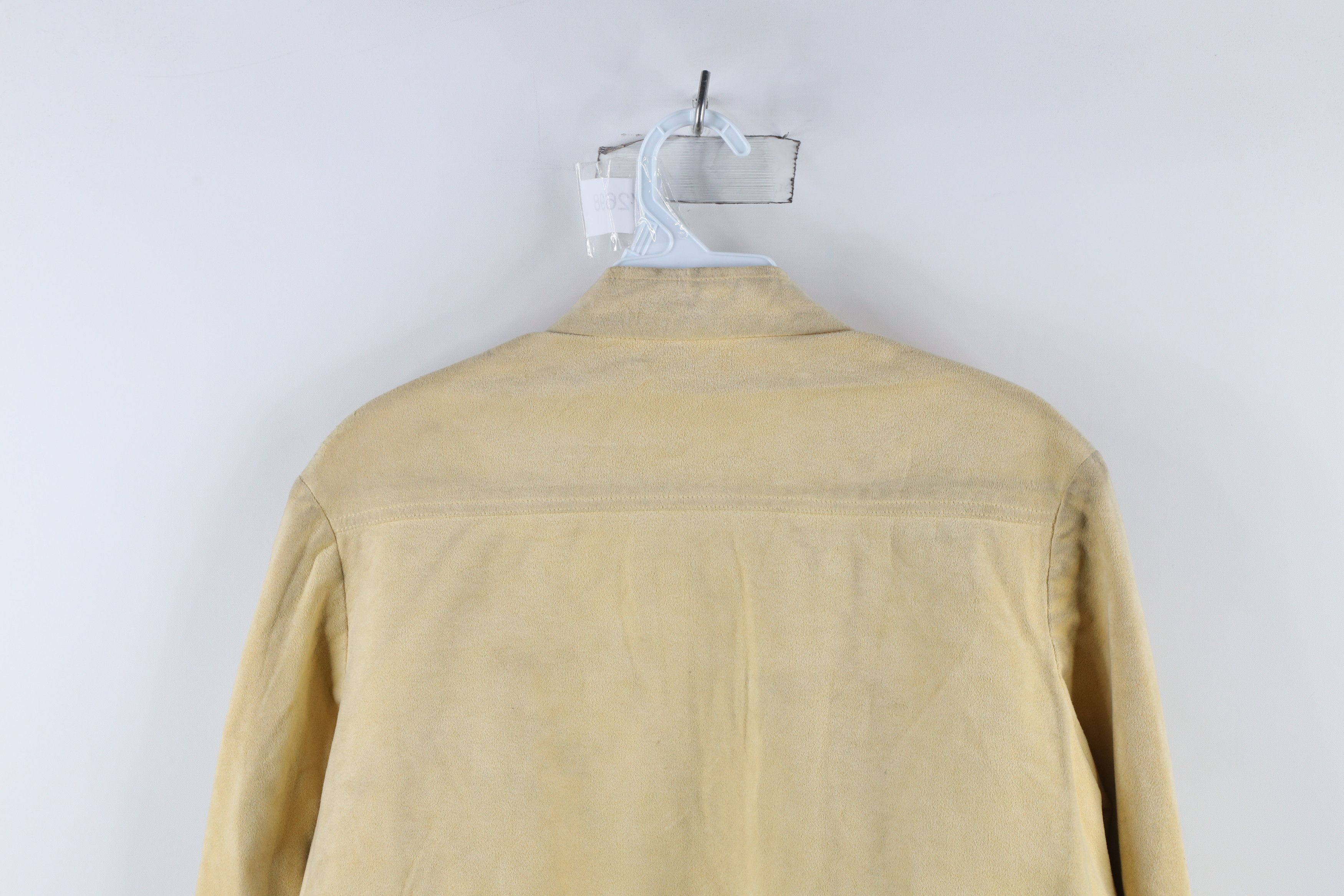 Vintage Vintage 60s Streetwear Ultra Suede Bomber Jacket Beige Size M / US 6-8 / IT 42-44 - 12 Thumbnail