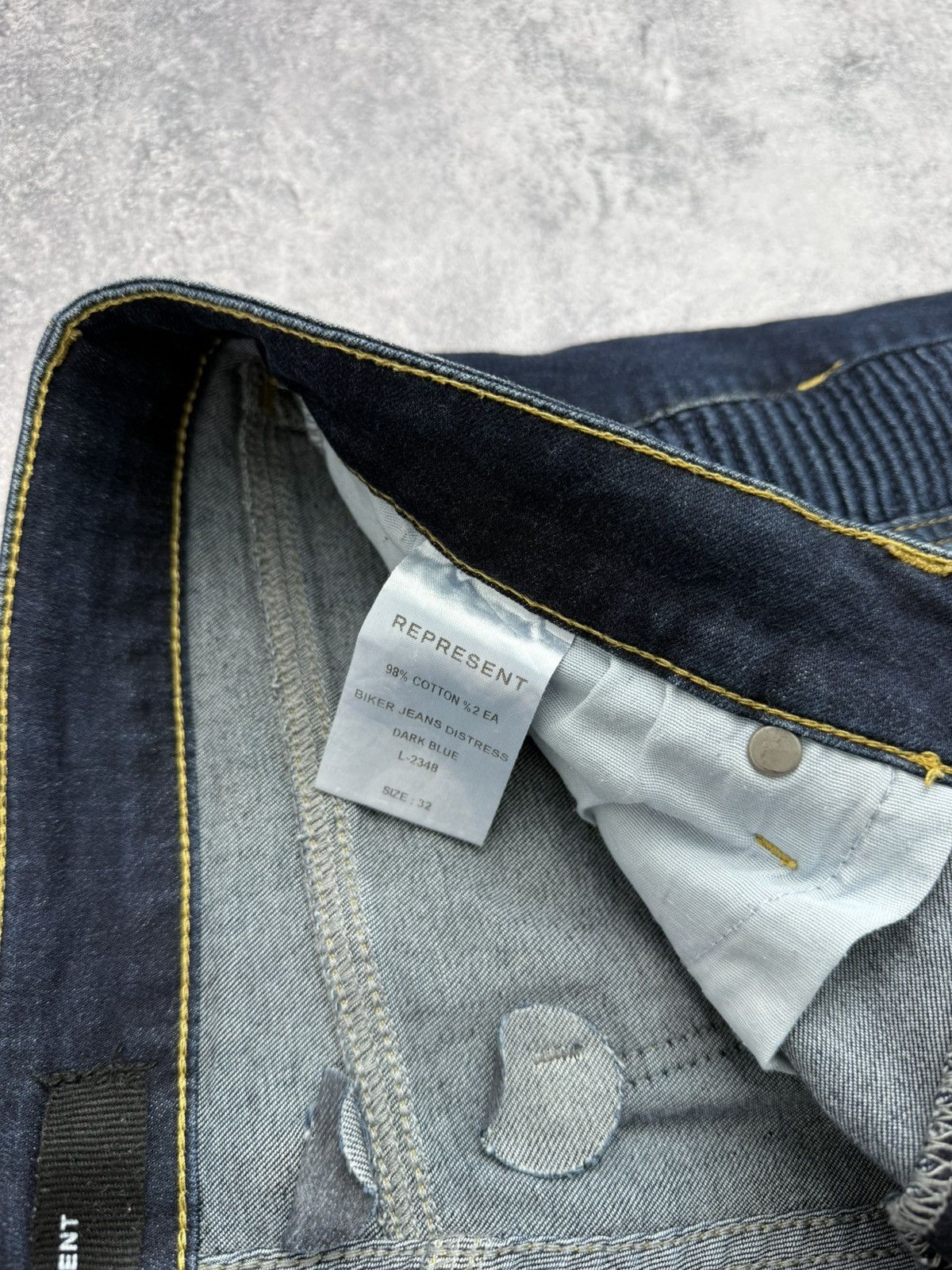 Represent Clo. Represent Biker Jeans Denim Pants Size US 32 / EU 48 - 18 Thumbnail