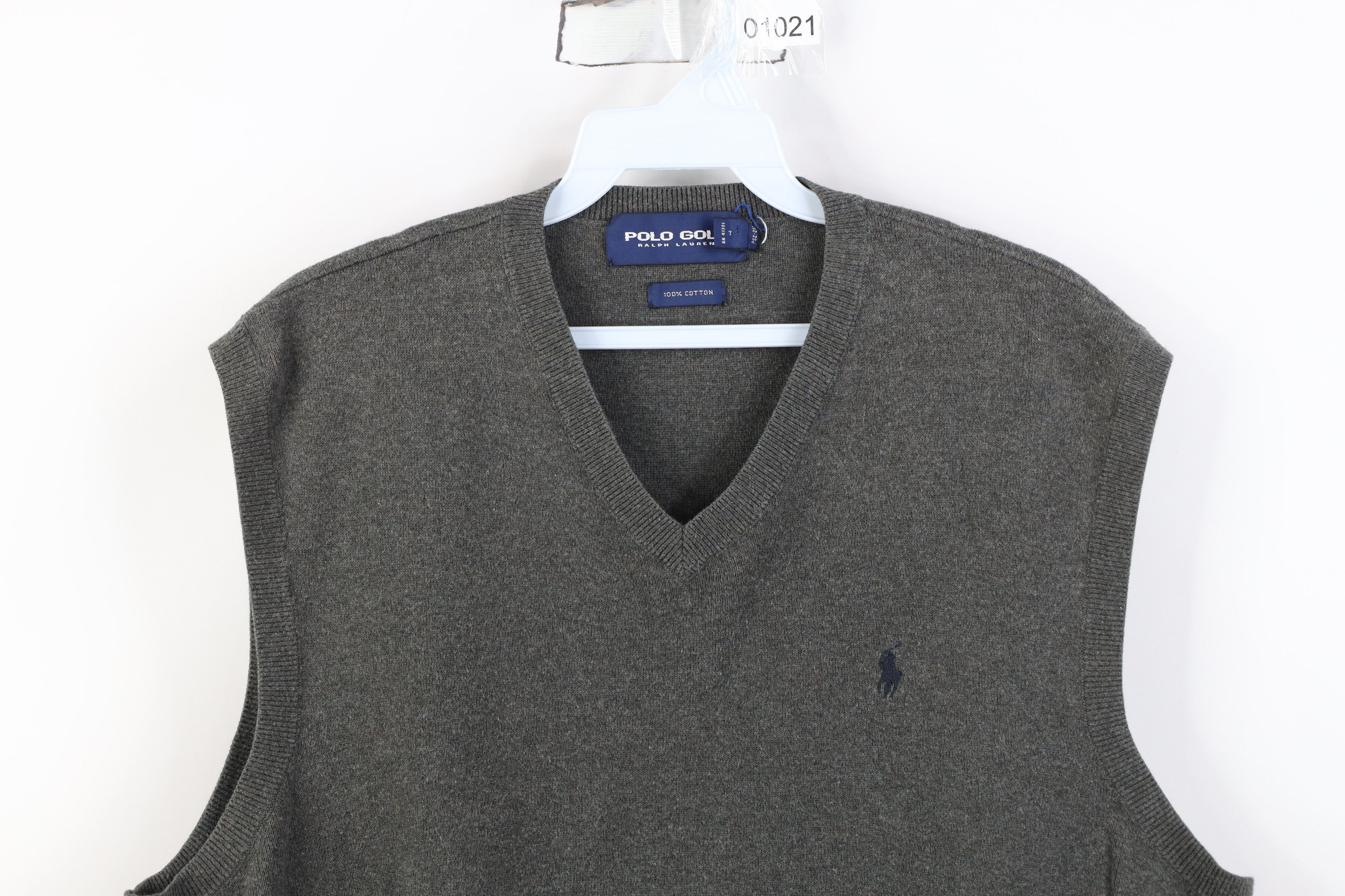 Polo Ralph Lauren Vintage 90s Y2K Polo Golf Ralph Lauren Sweater Vest Gray Size US L / EU 52-54 / 3 - 2 Thumbnail