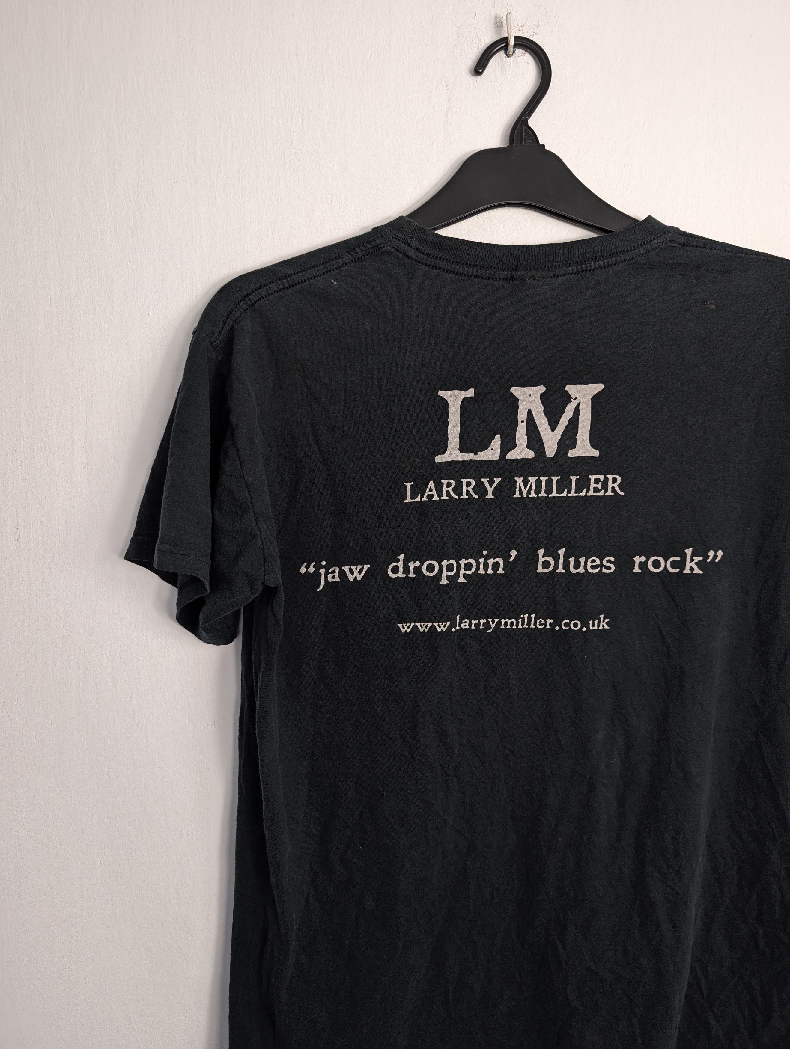 Vintage Larry Miller Band Vintage T-shirt Blues Rock Tour Tee Y2K Size US L / EU 52-54 / 3 - 4 Thumbnail