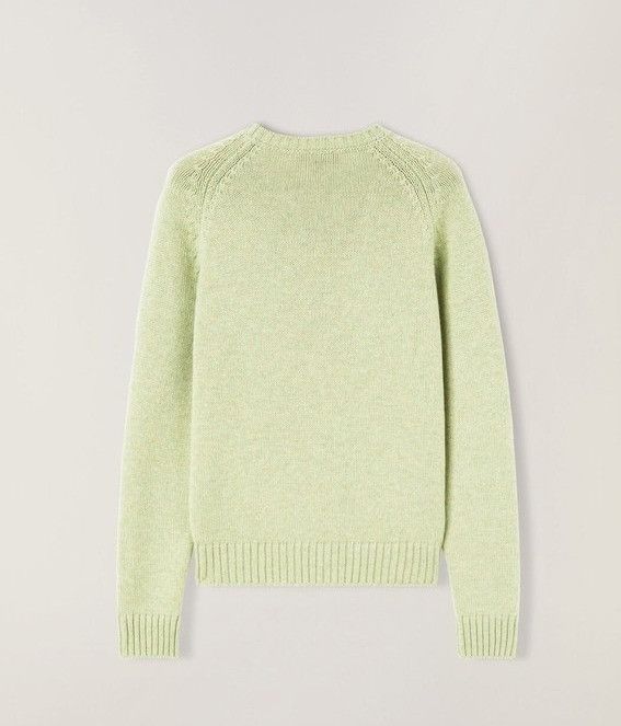Loro Piana o1srvl11e0824 Parksville Crewneck Sweater in Light Green Size XS / US 0-2 / IT 36-38 - 4 Thumbnail