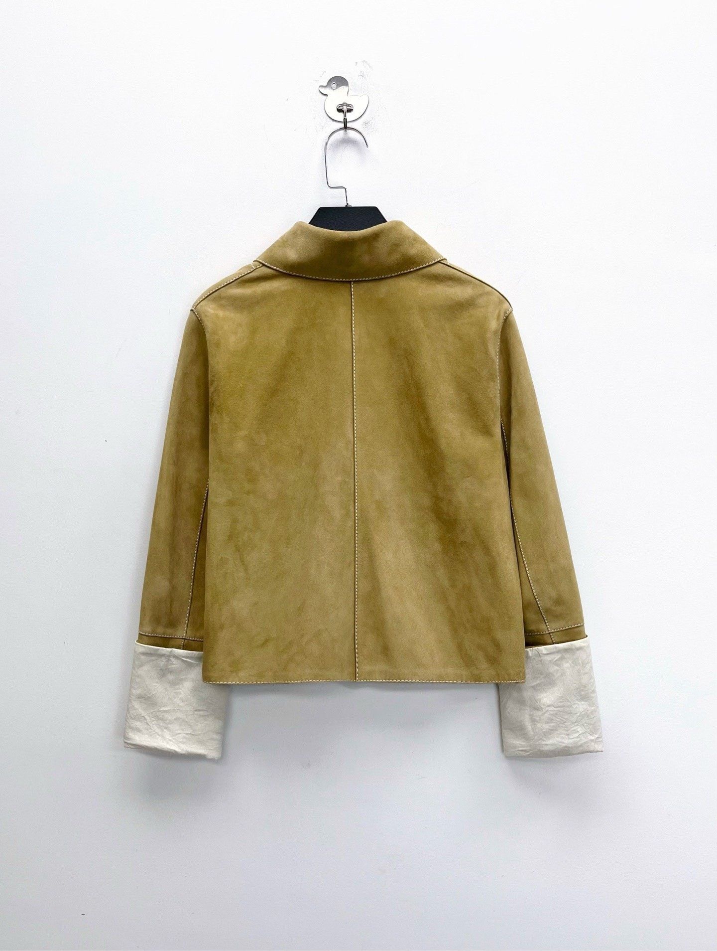 Loewe Loewe Camel Lambskin Suede Jacket Size US S / EU 44-46 / 1 - 2 Thumbnail