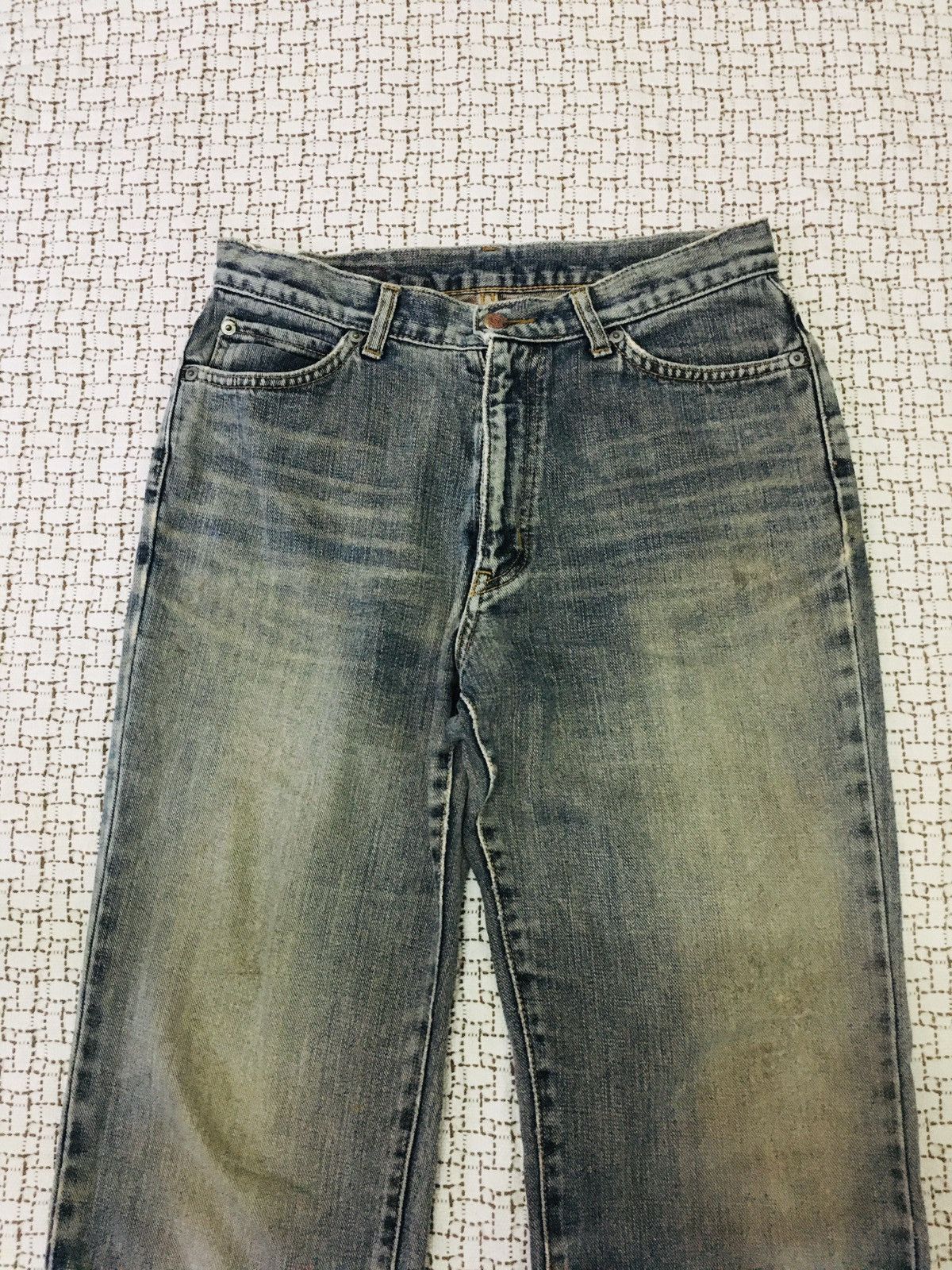 Japanese Brand Gedixsept Distressed Jeans (16) Size 28" / US 6 / IT 42 - 16 Thumbnail