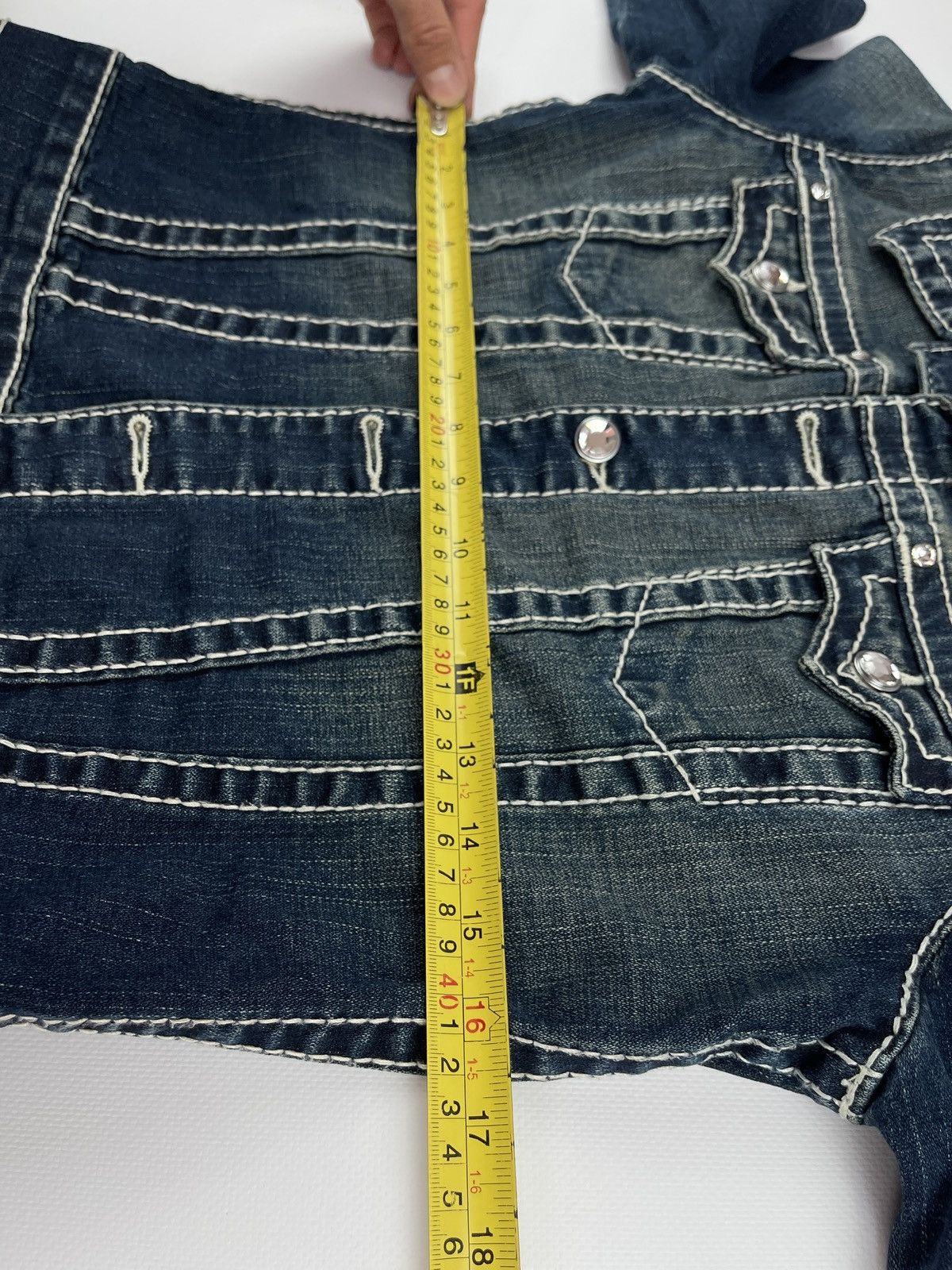 Swarovski × True Religion × Vintage True Religion Swarovski Denim Jacket Y2k Size M / US 6-8 / IT 42-44 - 14 Thumbnail