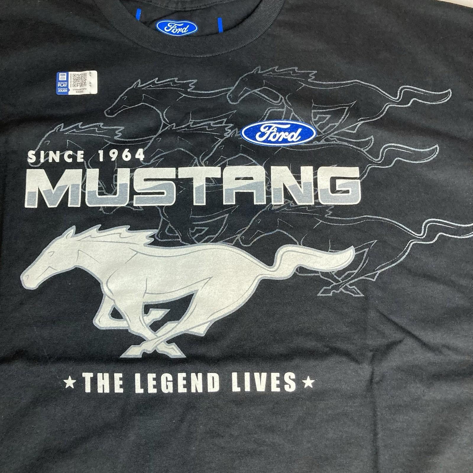 Ford NEW Men’s XL Official Ford Mustang The Legend Lives T-shirt Size US XL / EU 56 / 4 - 2 Thumbnail
