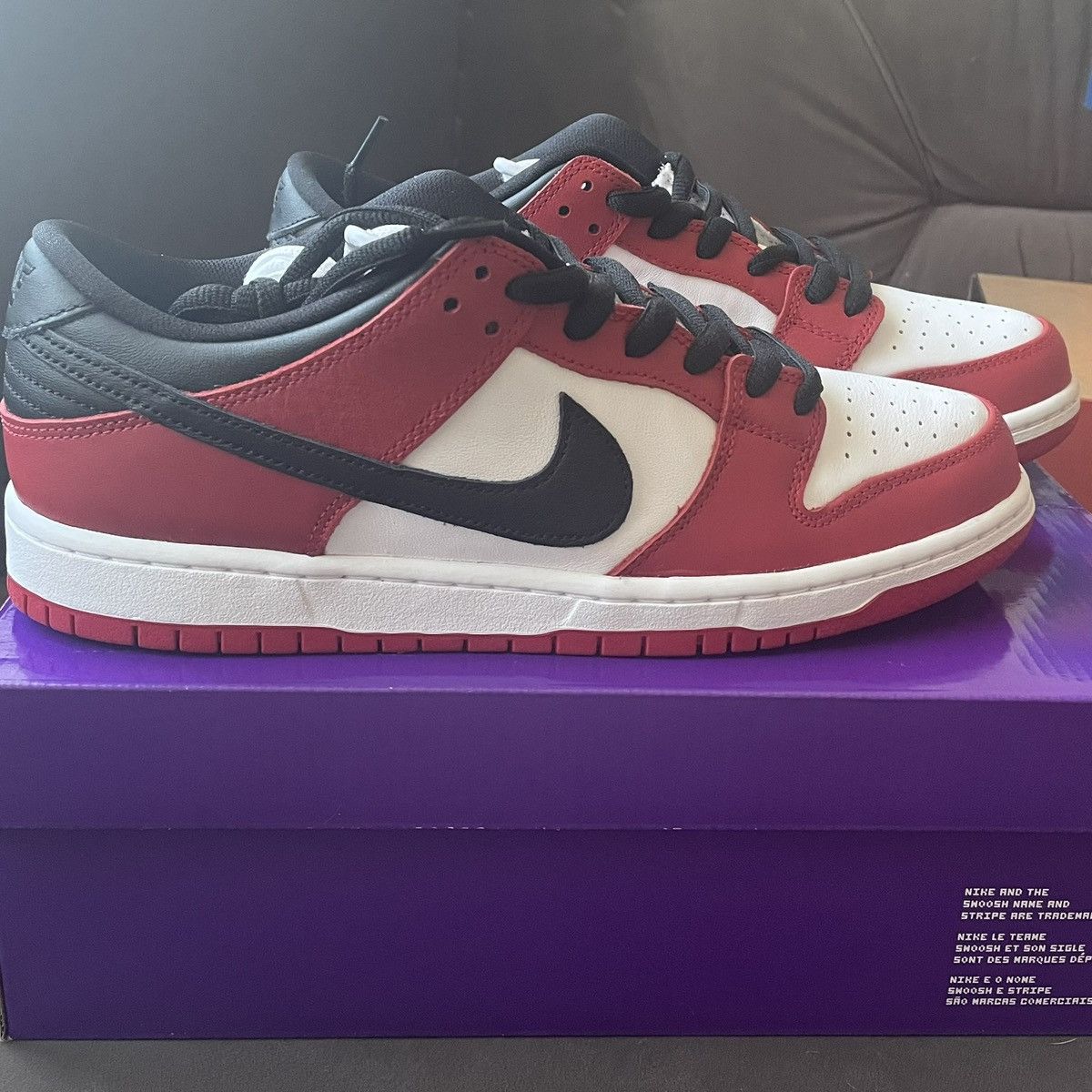 Nike SB Nike SB Dunk Low Pro J-Pack "Chicago" Size US 10 / EU 43 - 3 Thumbnail