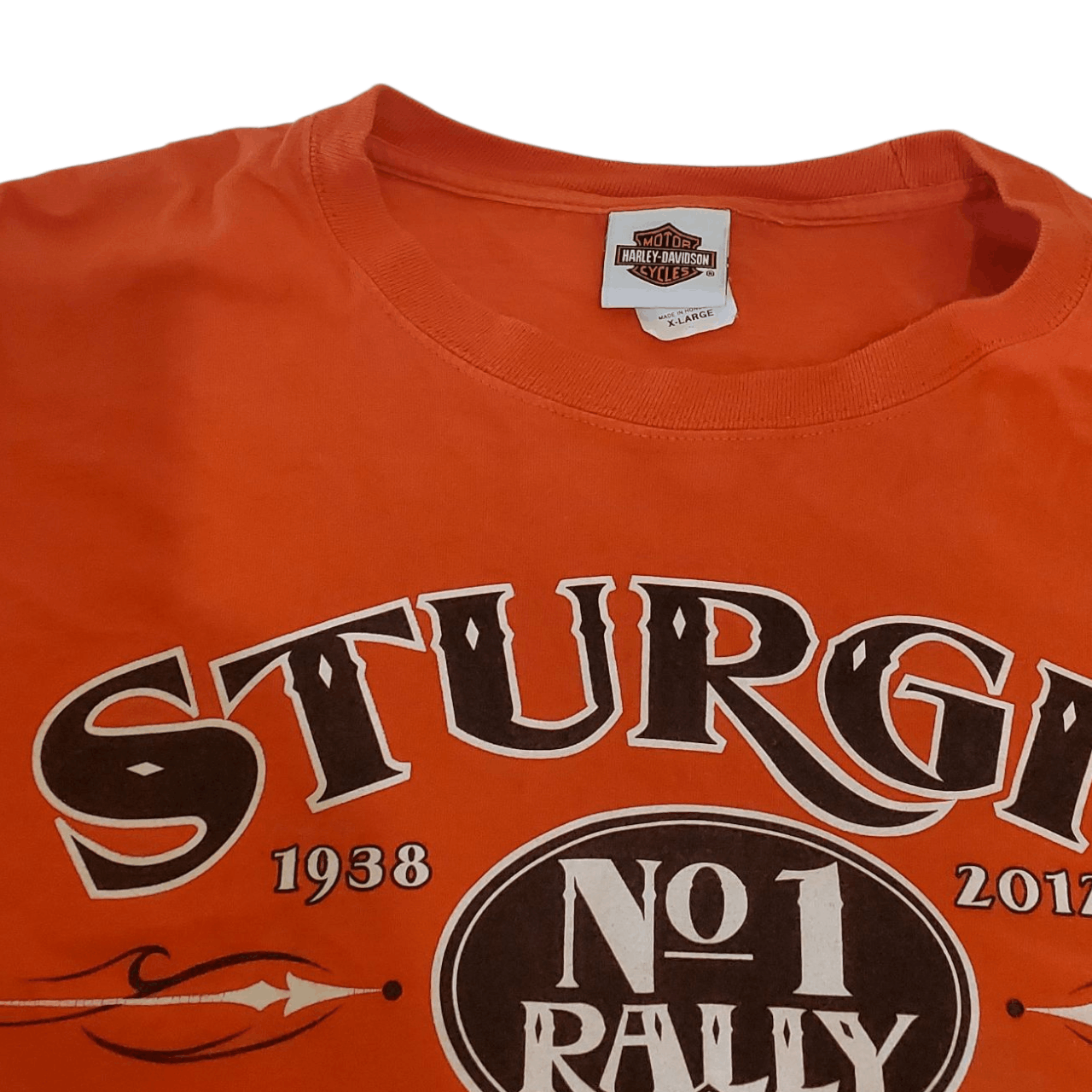 Harley Davidson 2012 Harley Davidson X Sturgis Script T-Shirt Size US XL / EU 56 / 4 - 3 Thumbnail