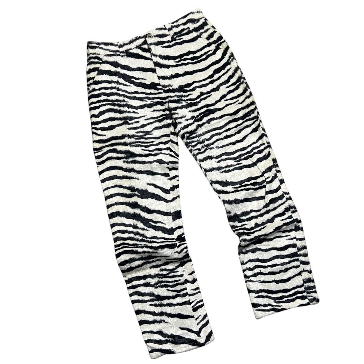 Hysteric Glamour Vintage Pants y2k Hysteric Glamour Stripe BlackWhite Velvet Size US 28 / EU 44 - 3 Thumbnail