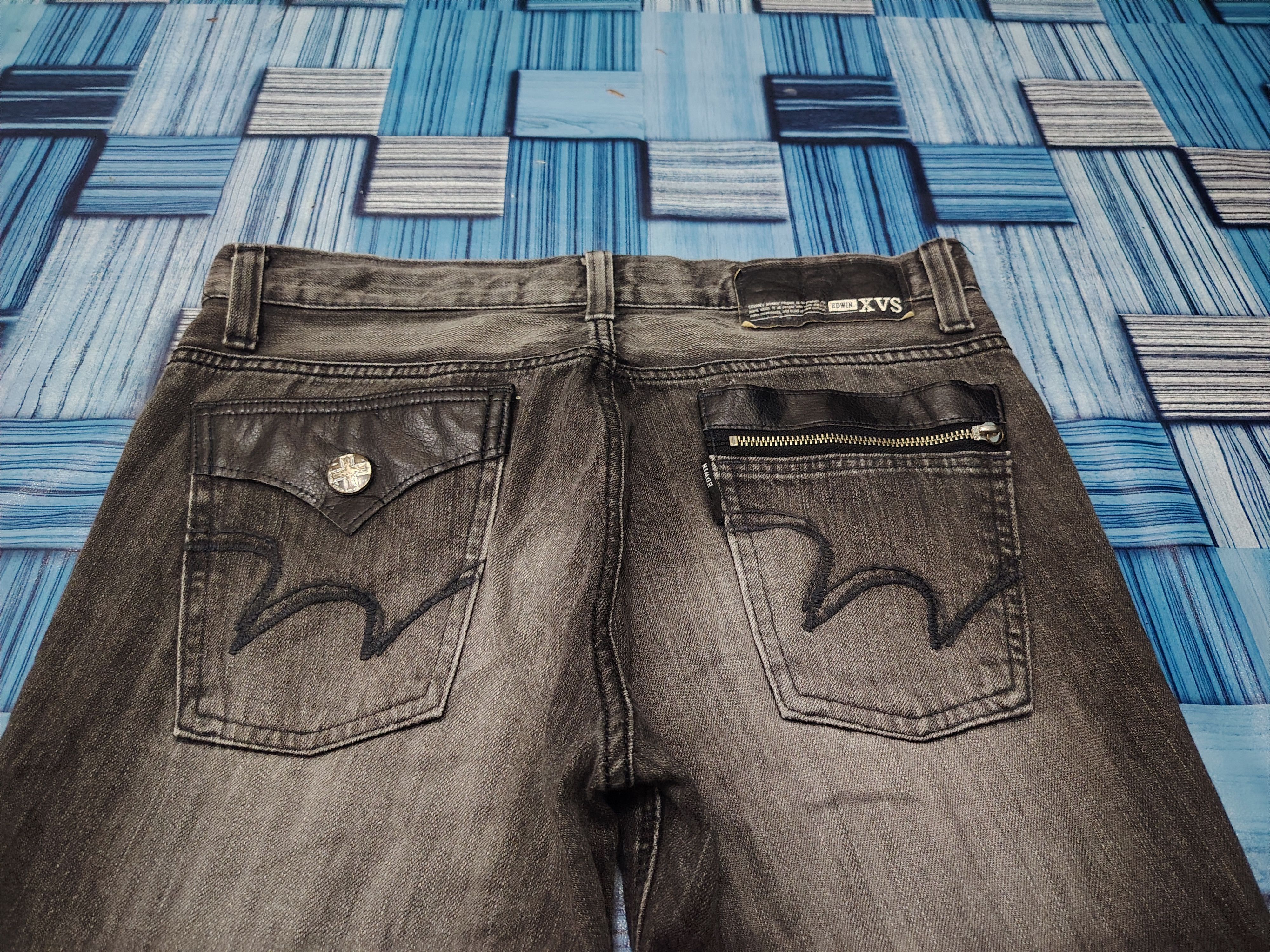 Who Decides War Japanese Edwin Flare Jeans Distressed Jeans Size US 32 / EU 48 - 17 Thumbnail