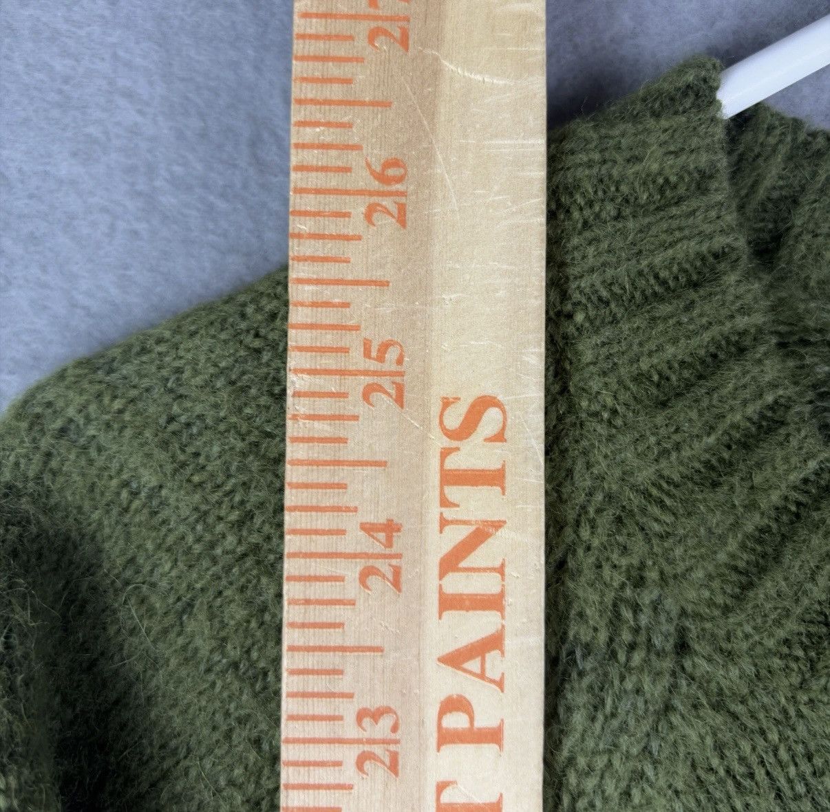 AMI Ami Alexandre Mattiussi Sweater Mens Large Green Alpaca Size US L / EU 52-54 / 3 - 7 Thumbnail