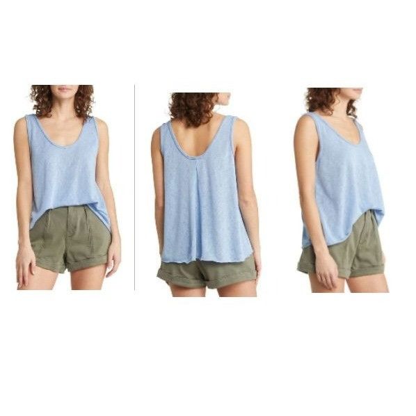 Other Treasure & Bond U-neck Swing Tank In Blue Belair, Sz. XS Size XS / US 0-2 / IT 36-38 - 1 Thumbnail