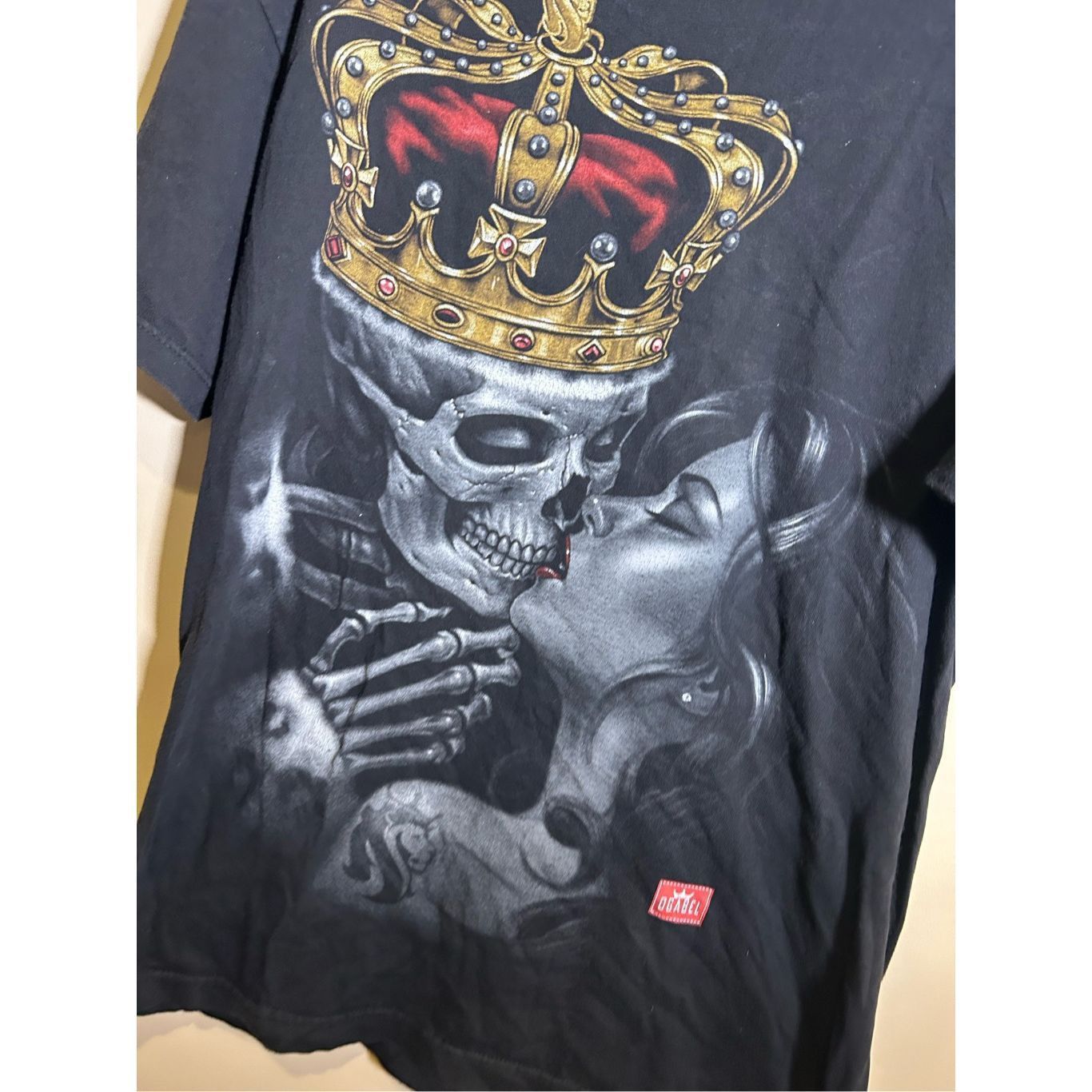 Vintage Y2K OGabel Lost-King T-Shirt L Skull King Graphic-Tee Grunge Size US L / EU 52-54 / 3 - 2 Thumbnail