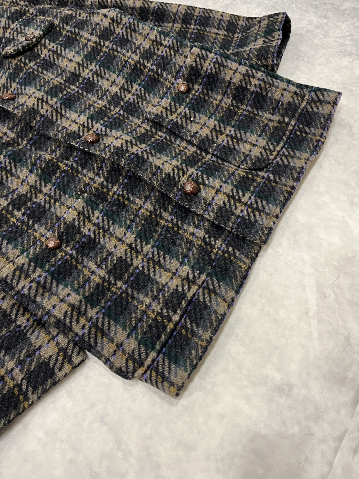 Missoni Missoni Uomo Plaid Wool Jacket Size US XL / EU 56 / 4 - 4 Thumbnail