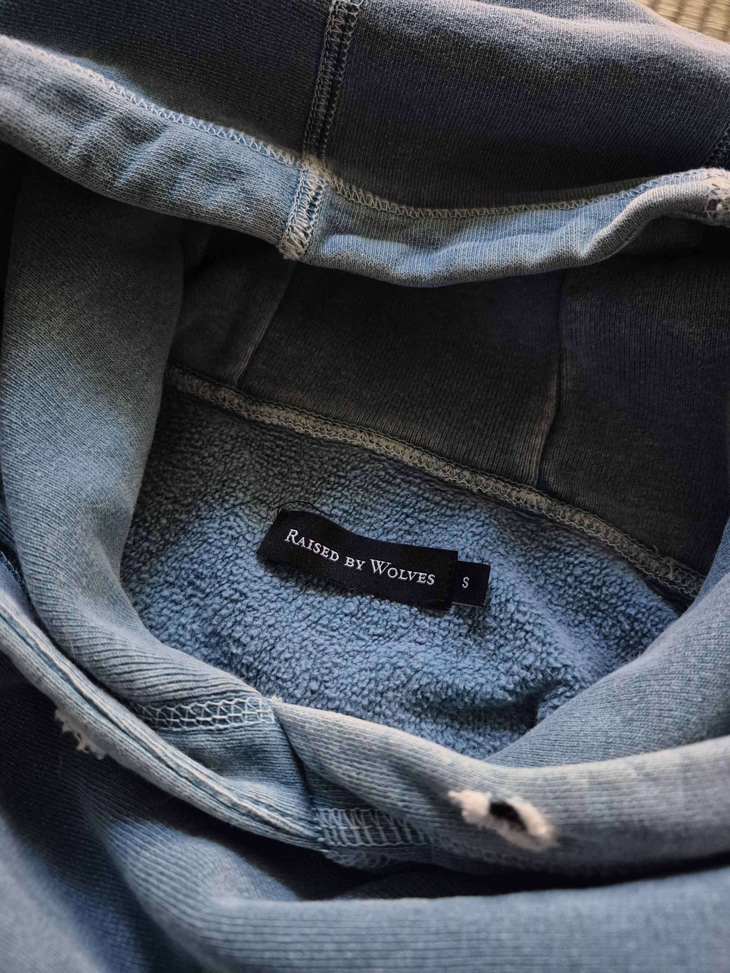 Raised By Wolves Raised by Wolves x Ubiq Overdyed Embroidered Cross Hoodie Size US S / EU 44-46 / 1 - 7 Thumbnail
