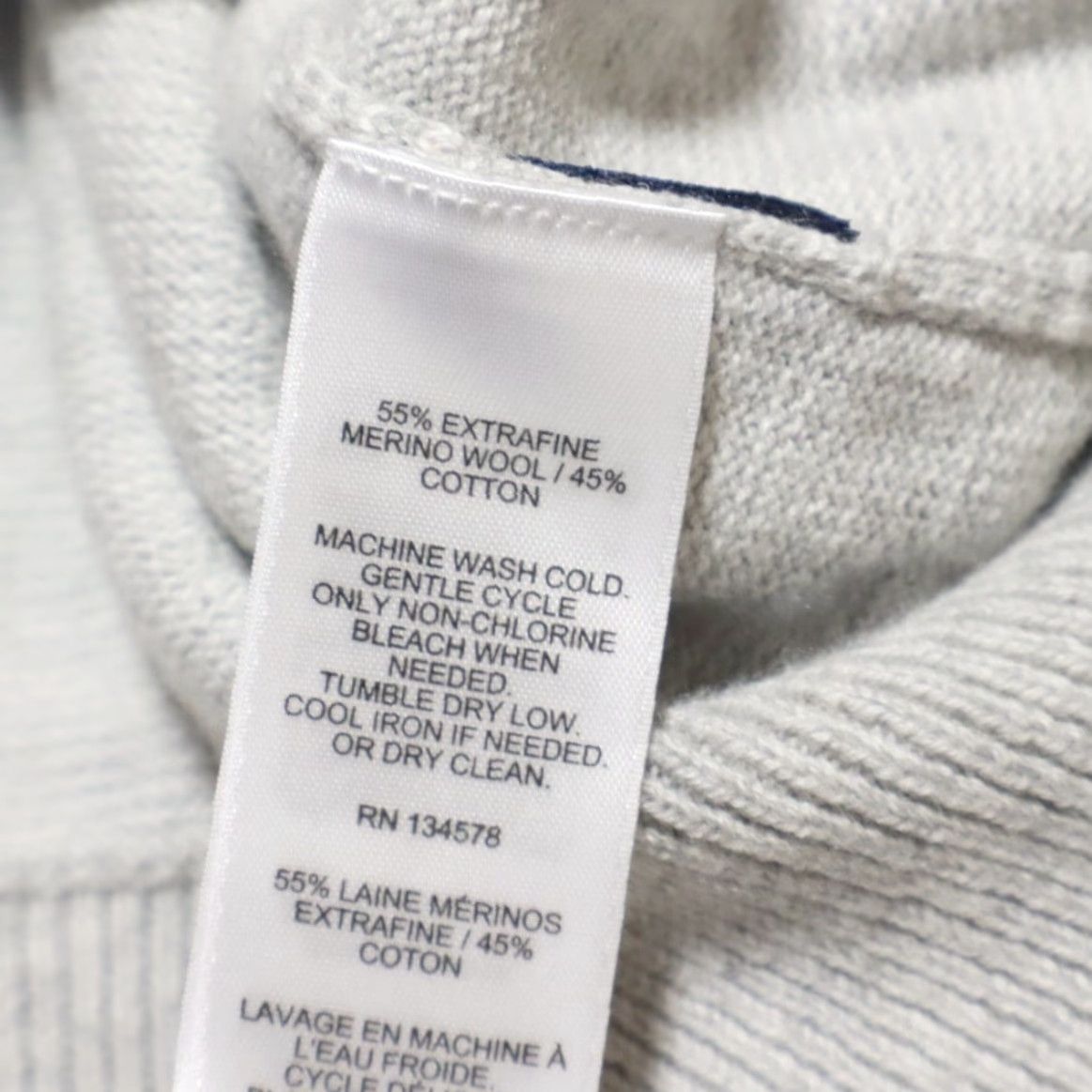 Vineyard Vines Vineyard Vines Boathouse Striped Mock Long Sleeve Sweater Gray Men's M Size US M / EU 48-50 / 2 - 5 Thumbnail