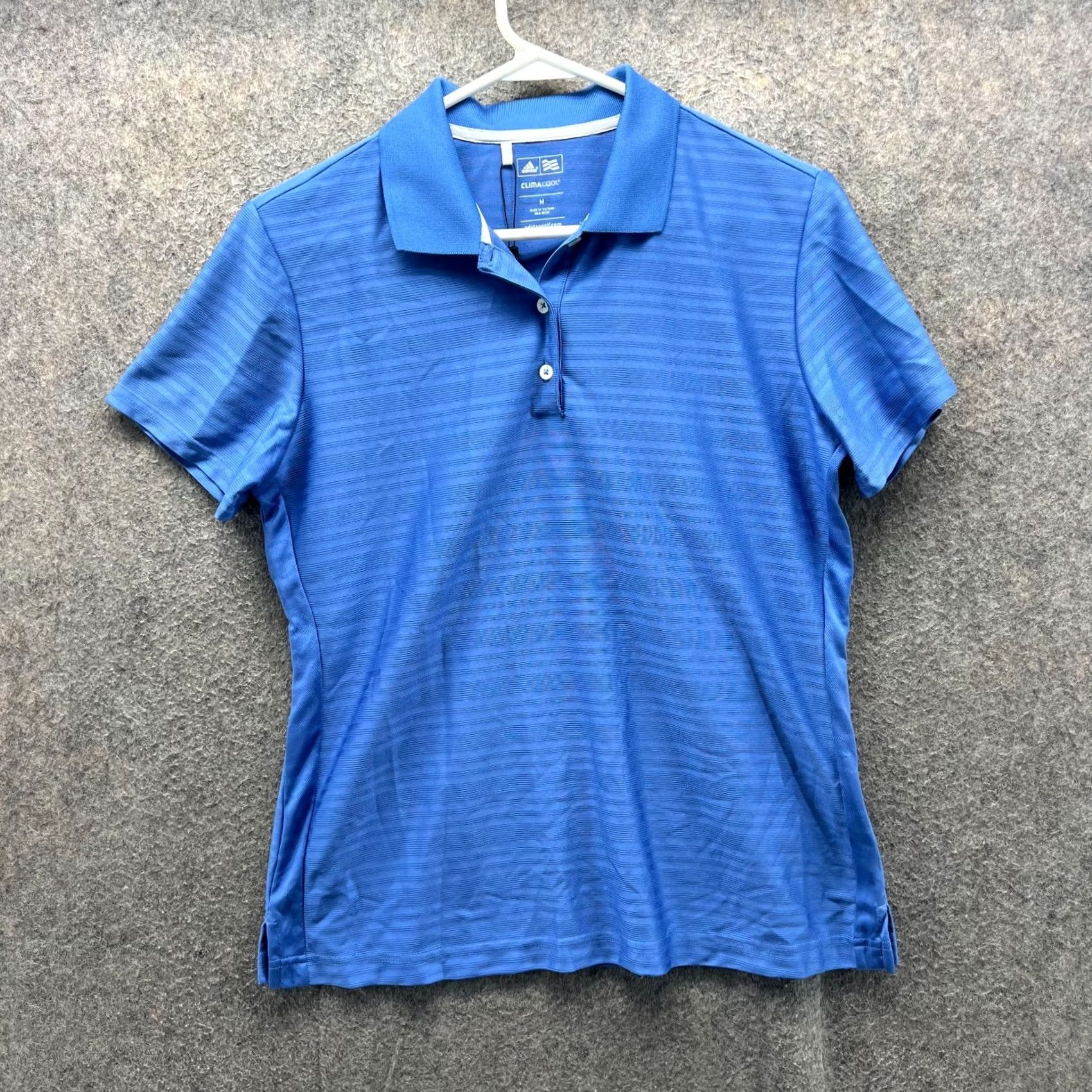Adidas Adidas Polo Shirt Womens Medium Blue Stripes Polo Shirt Womens M Blue Stripes Preppy Climacool Palmer Golf Club Mens? Size M / US 6-8 / IT 42-44 - 2 Thumbnail