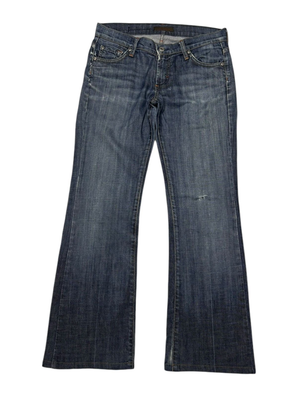 Japanese Brand VINTAGE JAMES CURED BY SEWN BOOTCUT JEANS Size US 31 - 2 Thumbnail