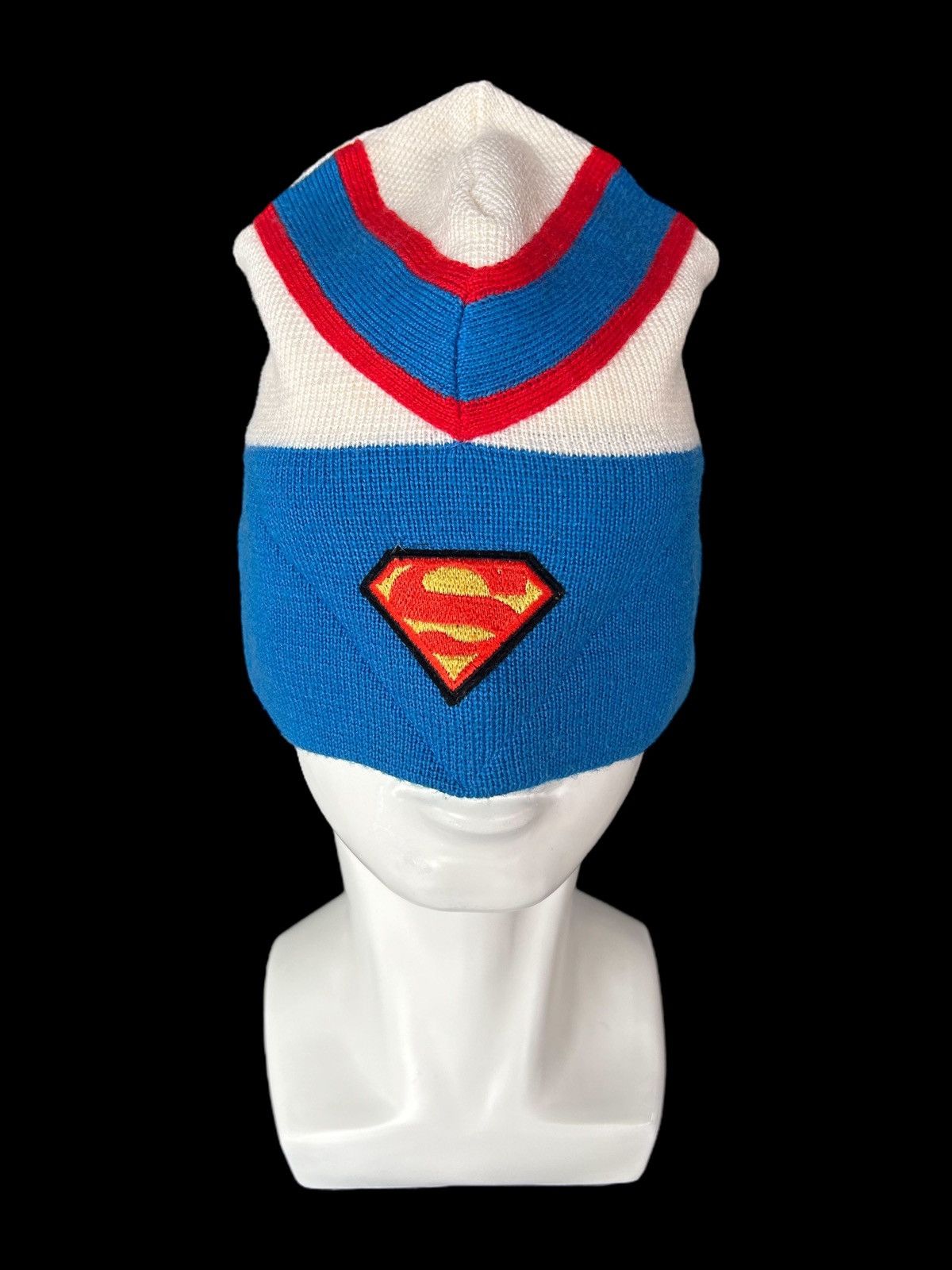 Japanese Brand × Vintage Vintage Superman Beanie Hats Rare ☠️☠️ Size ONE SIZE - 2 Thumbnail
