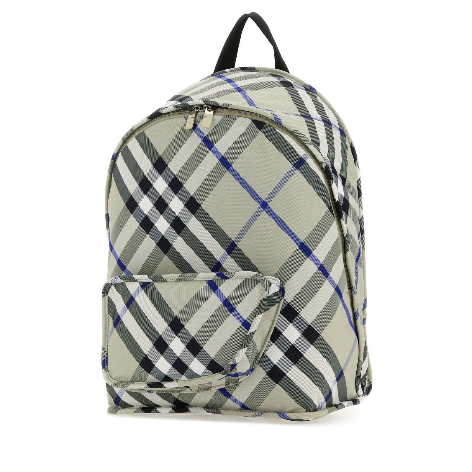 Burberry BURBERRY Shield Check Beige Nylon Backpack New And Authentic Size ONE SIZE - 2 Thumbnail
