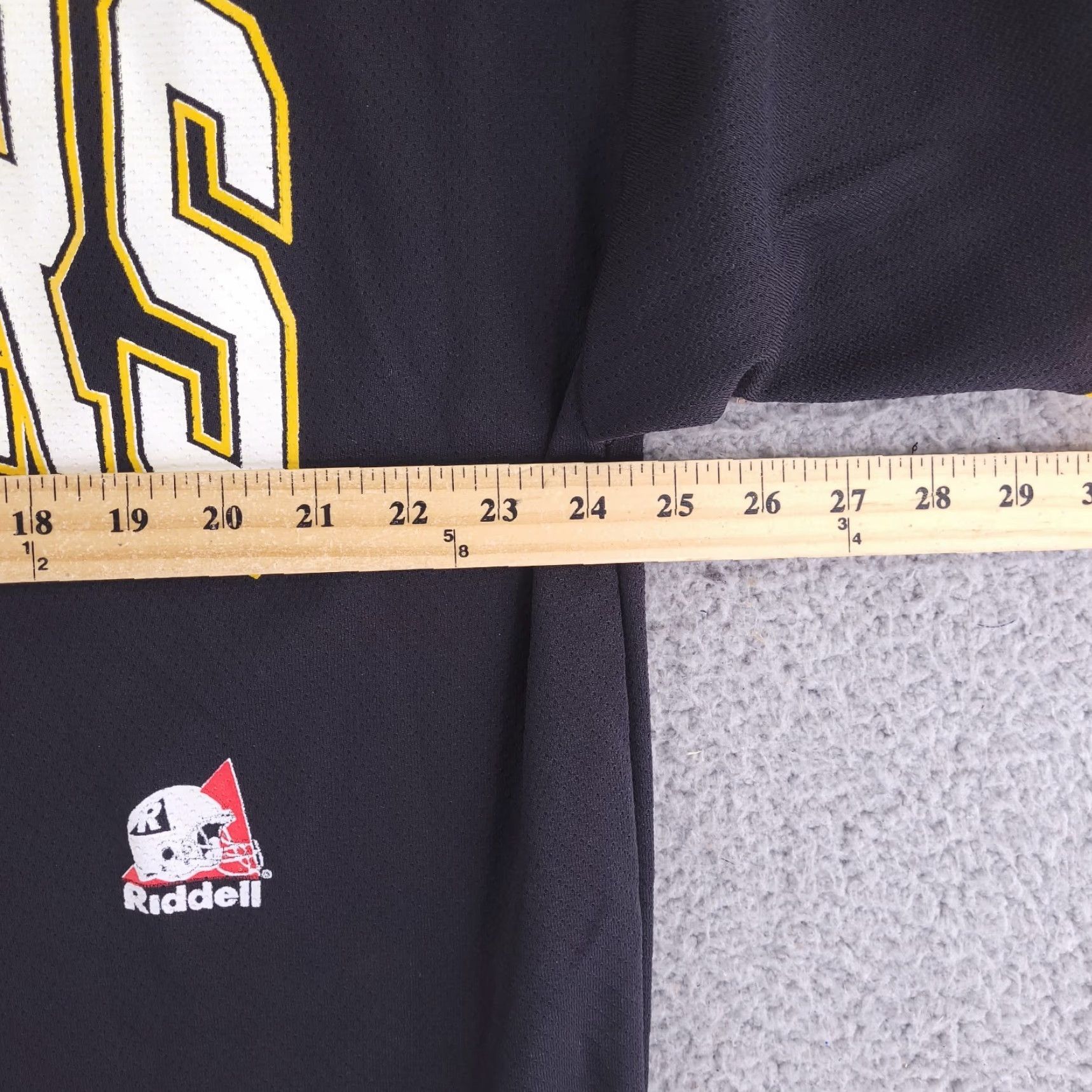 Riddell VINTAGE Riddell Jersey Mens XL NFL Pittsburgh Steelers T-Shirt USA Made 1997 Black Gamesmanship? Size US XL / EU 56 / 4 - 6 Thumbnail
