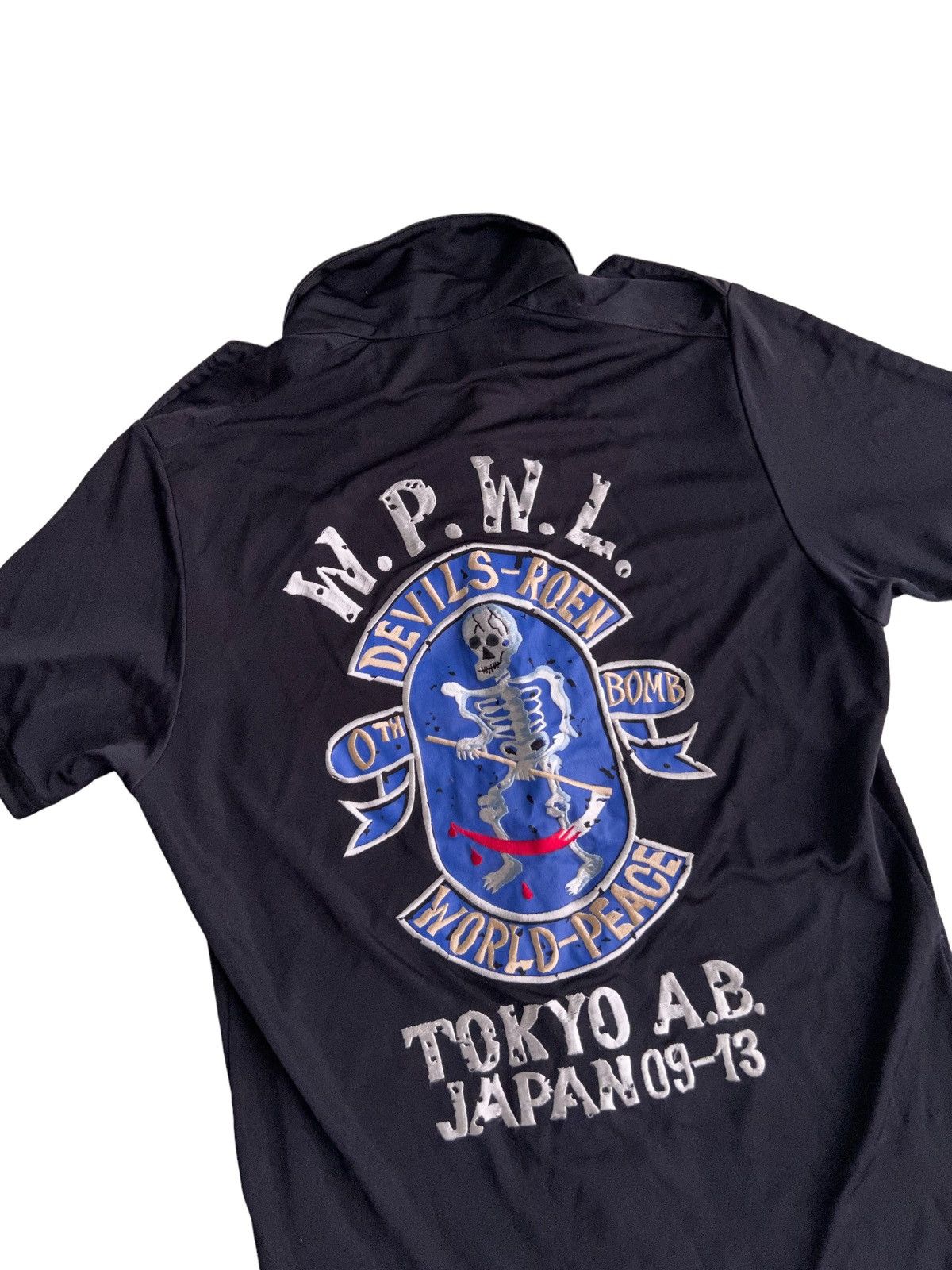 Roen Roen Devils Mastermind 🇯🇵 Tokyo A.B Rockabilly Rayon Shirt Size US S / EU 44-46 / 1 - 2 Thumbnail