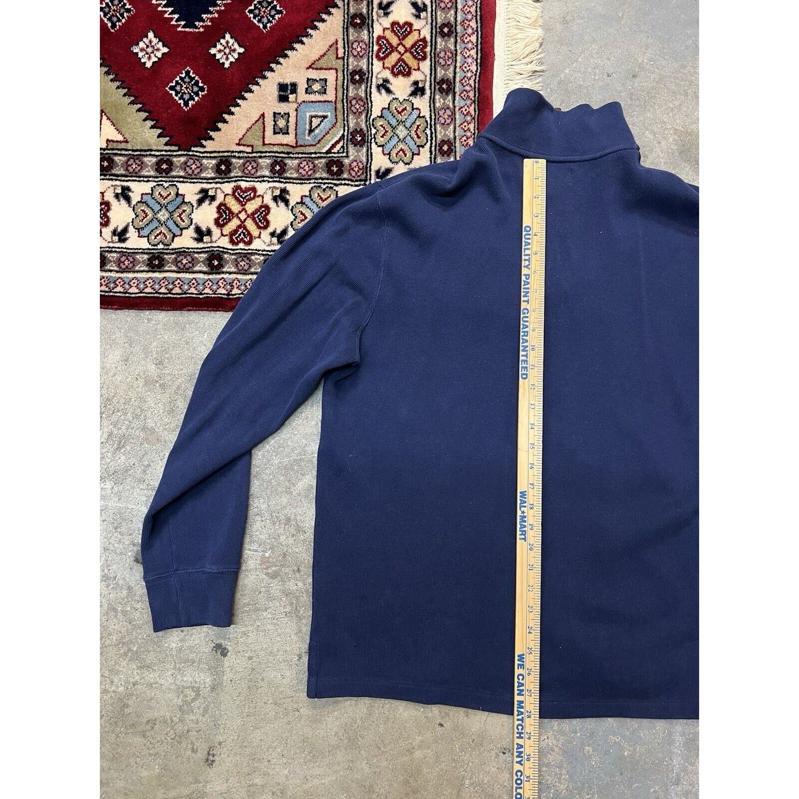 Ralph Lauren Polo Ralph Lauren Sweater Blue 1/4 Zip Pull Over Mens Size L Size US L / EU 52-54 / 3 - 9 Thumbnail
