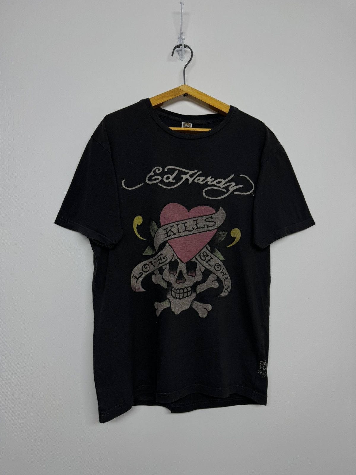 Ed Hardy Vintage Y2k Rare Ed Hardy T-Shirt 00’s Size US S / EU 44-46 / 1 - 6 Thumbnail