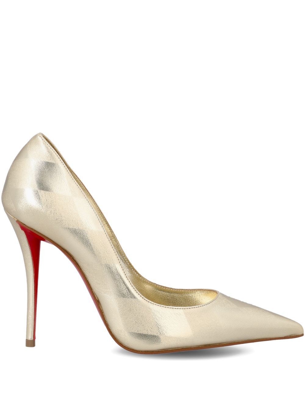 Christian Louboutin MISS Z LEATHER PUMPS Size US 7 / IT 37 - 1 Thumbnail