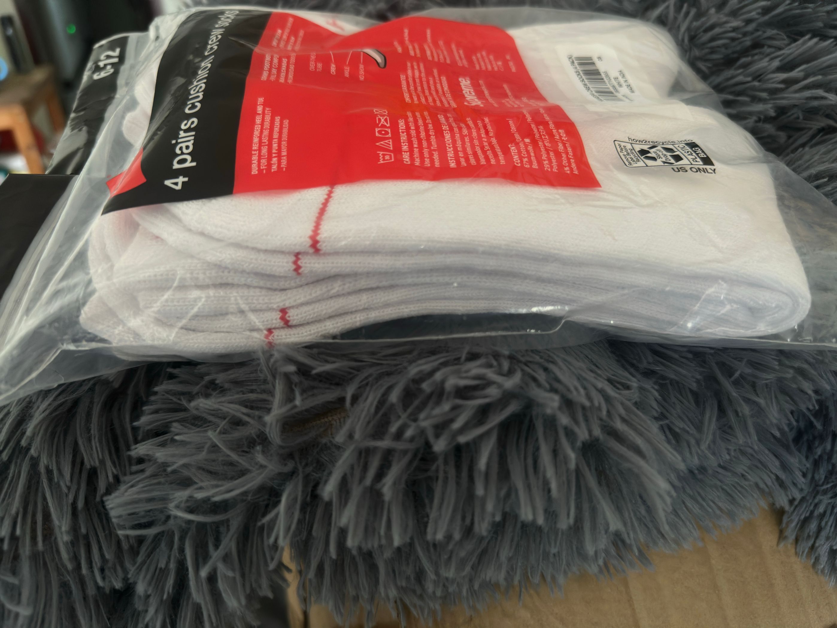 Supreme supreme 4pairs cushion crew socks Size ONE SIZE - 2 Thumbnail