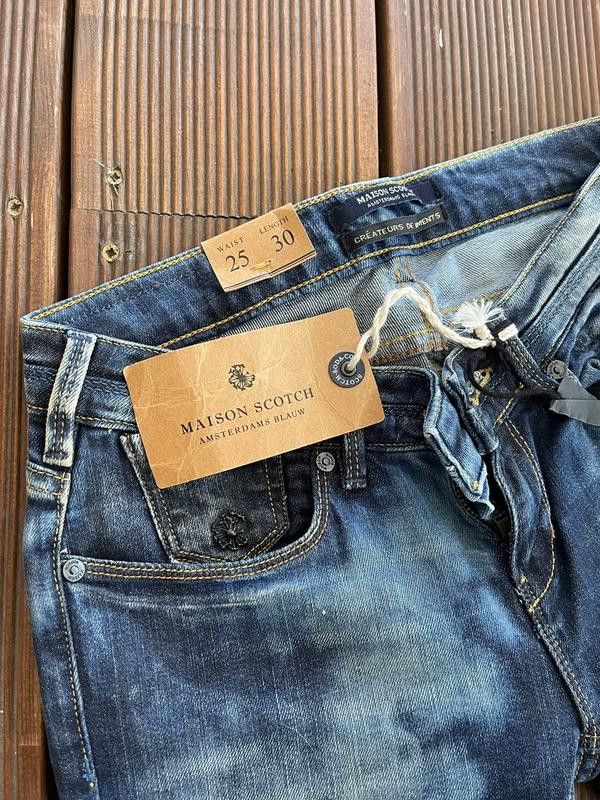 Maison Scotch Maison Scotch Washed Blue Skinny Jeans Teen Size 25" / US 0 / IT 36 - 5 Thumbnail