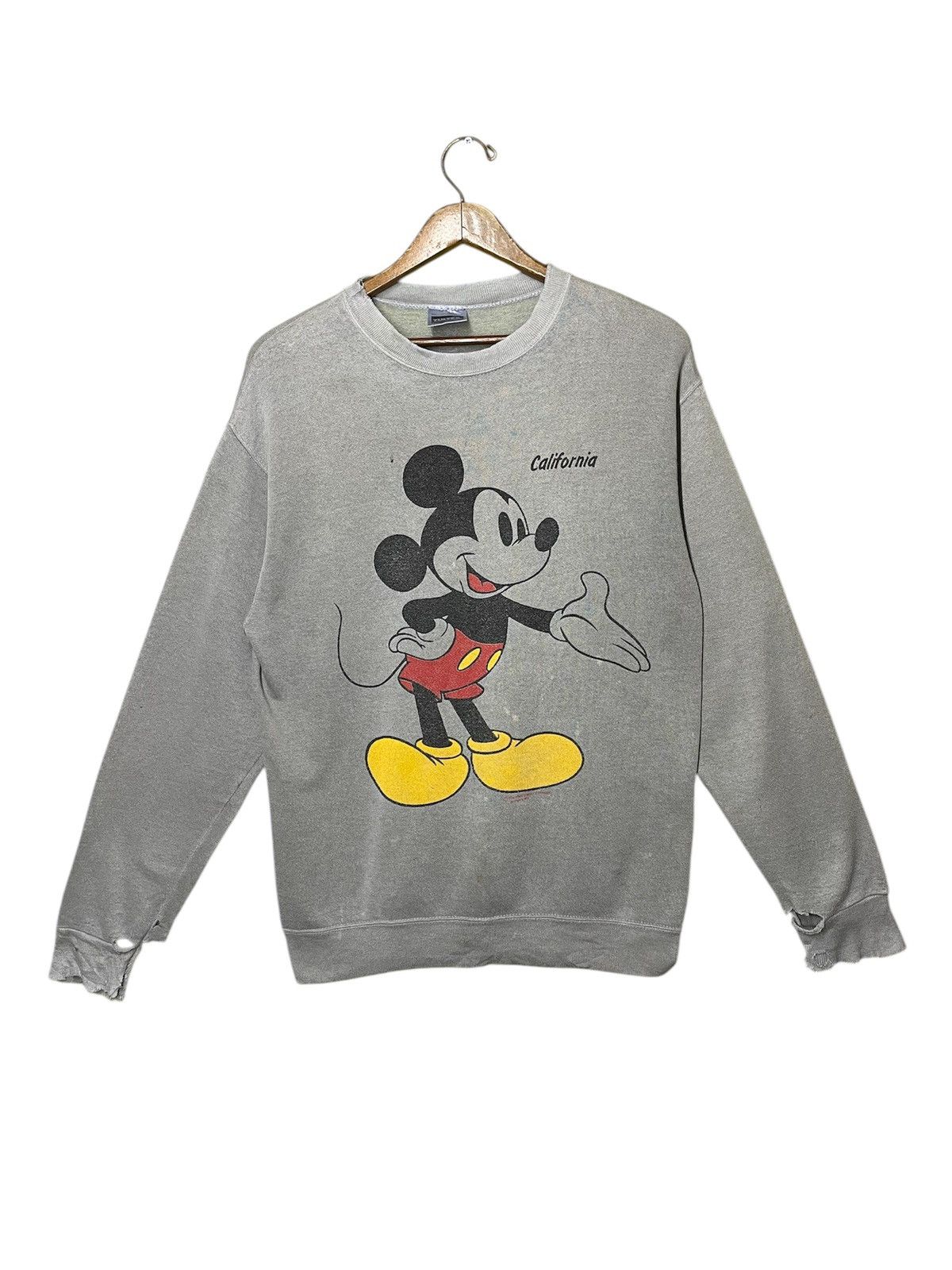 Cartoon Network × Disney × Mickey Mouse Disney mickey mouse crewneck big logo print sweatshirt Size US M / EU 48-50 / 2 - 1 Thumbnail