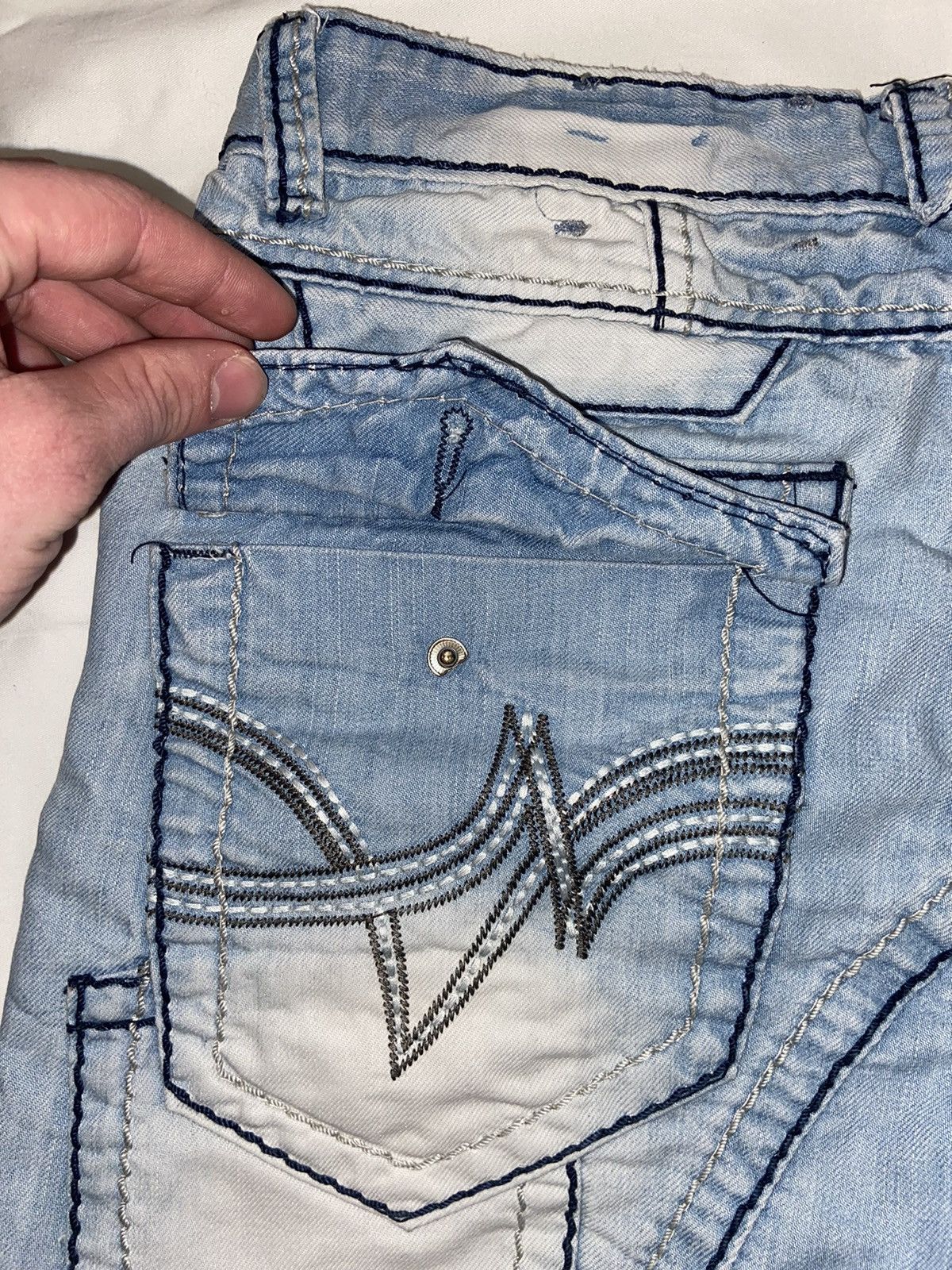 Affliction Vintage Highness Y2K Jeans Affliction Denim Pants Japanese Size US 32 / EU 48 - 17 Thumbnail
