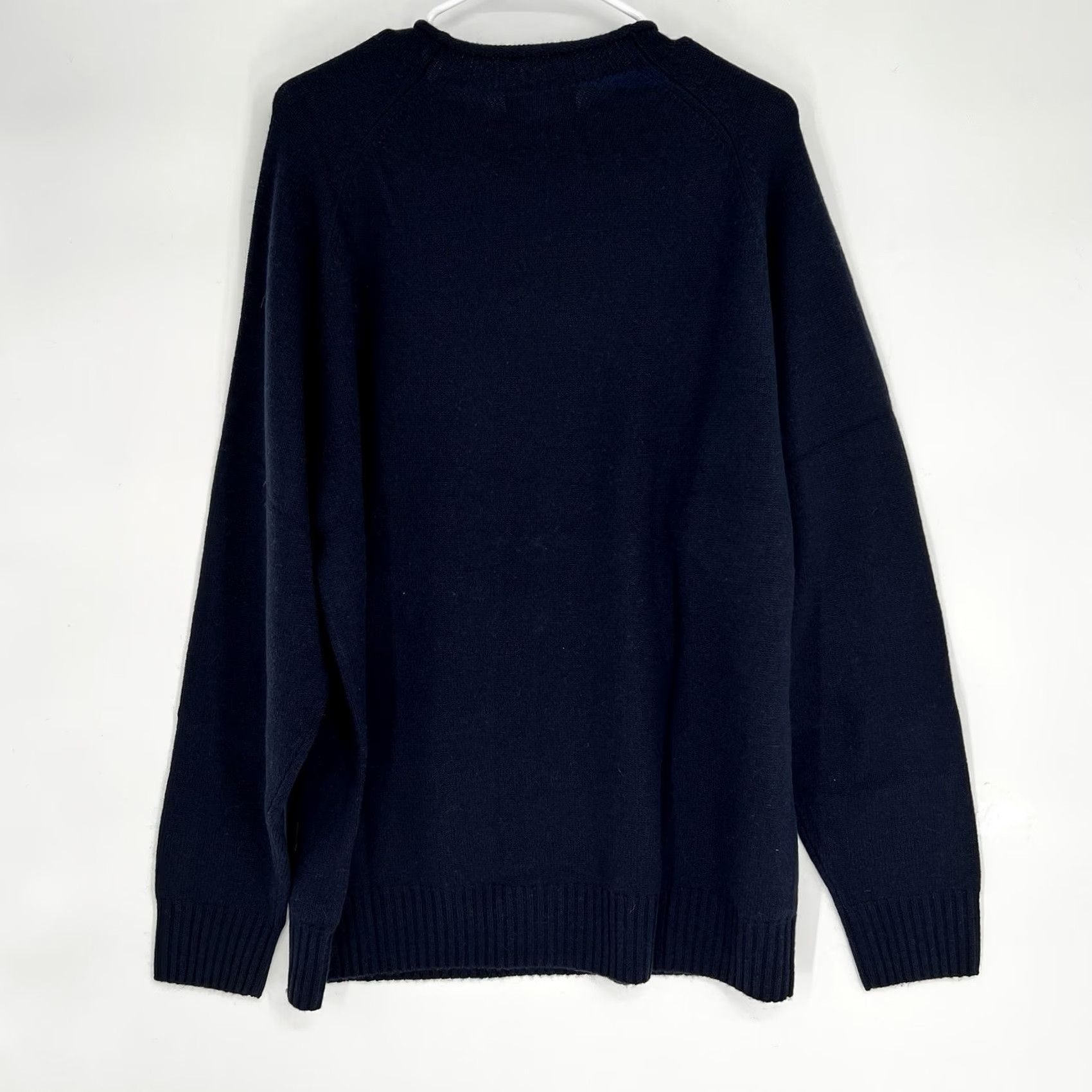 NAADAM Nadaam Men’s Lightweight Cashmere Wool Roll Neck Sweater 2XL Navy Blue Size US XXL / EU 58 / 5 - 3 Thumbnail