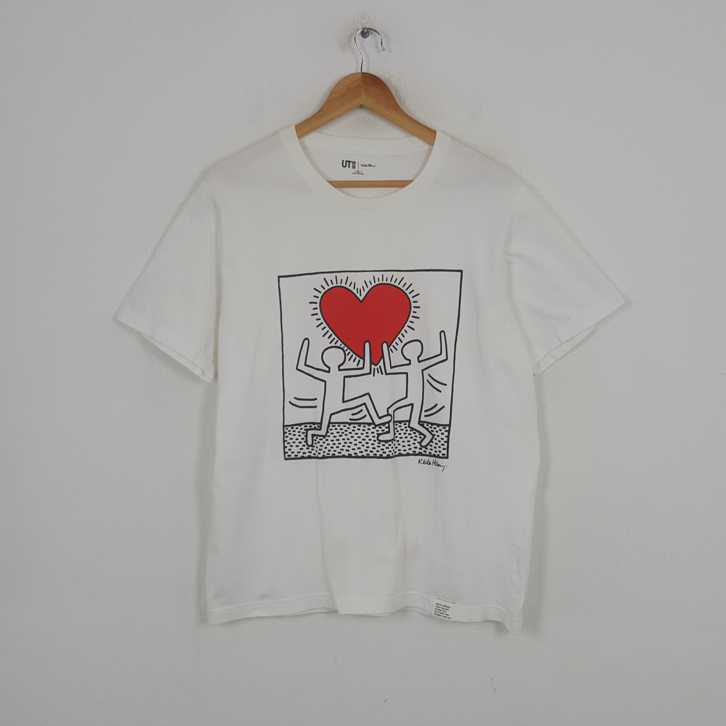Keith Haring Vintage Keith Haring American Art Love Tshirt RR4 Size US L / EU 52-54 / 3 - 1 Thumbnail